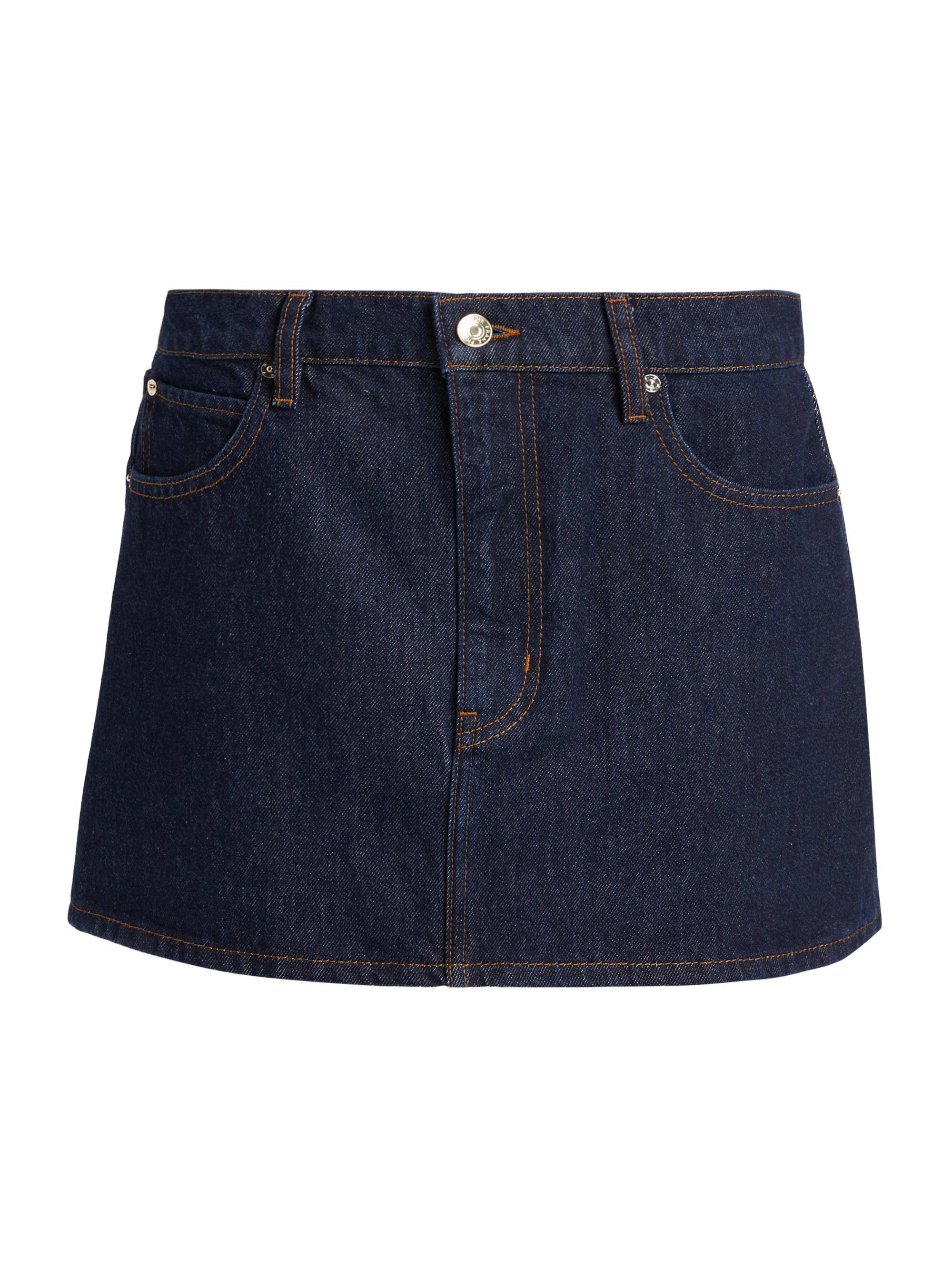 Reformation Lydia Denim High-Rise Miniskirt | Saks Fifth Avenue
