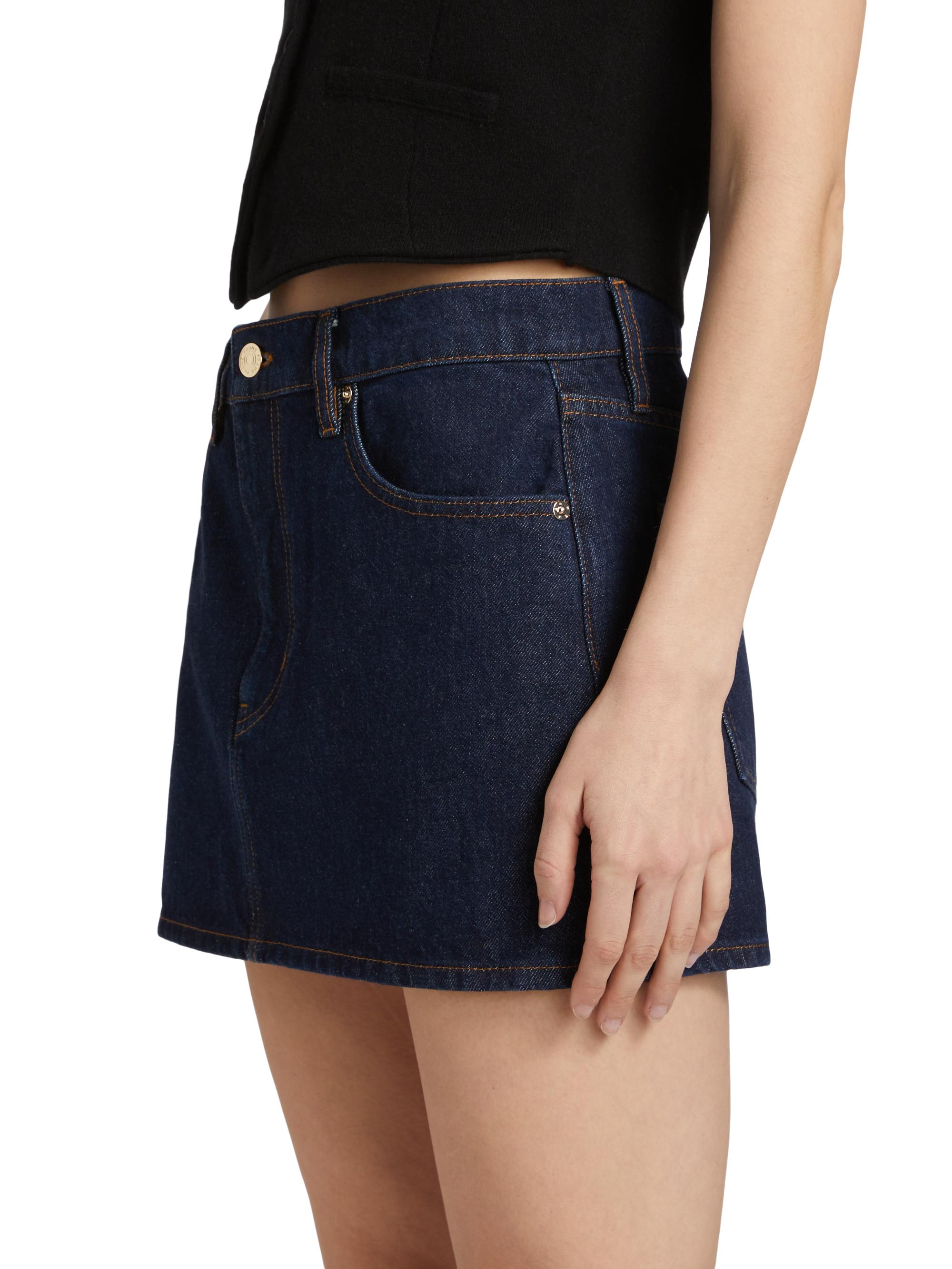 FRAME The Mini Skirt | Saks Fifth Avenue