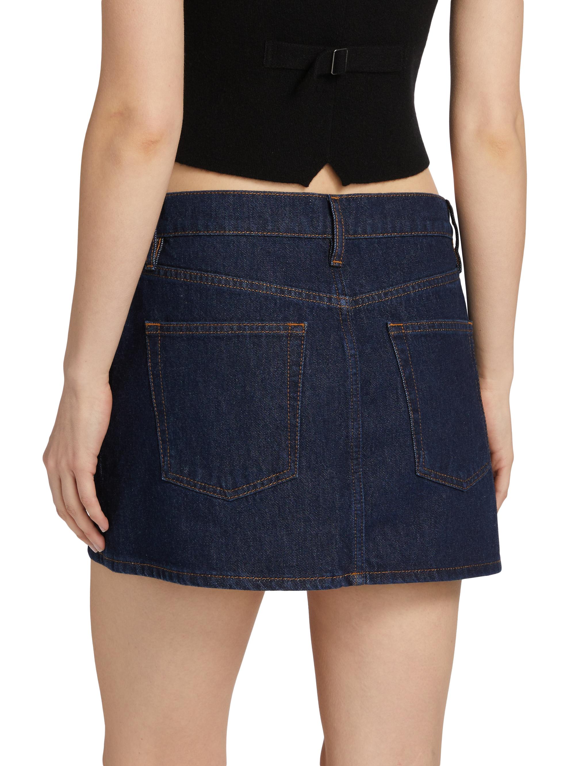 FRAME The Mini Skirt | Saks Fifth Avenue