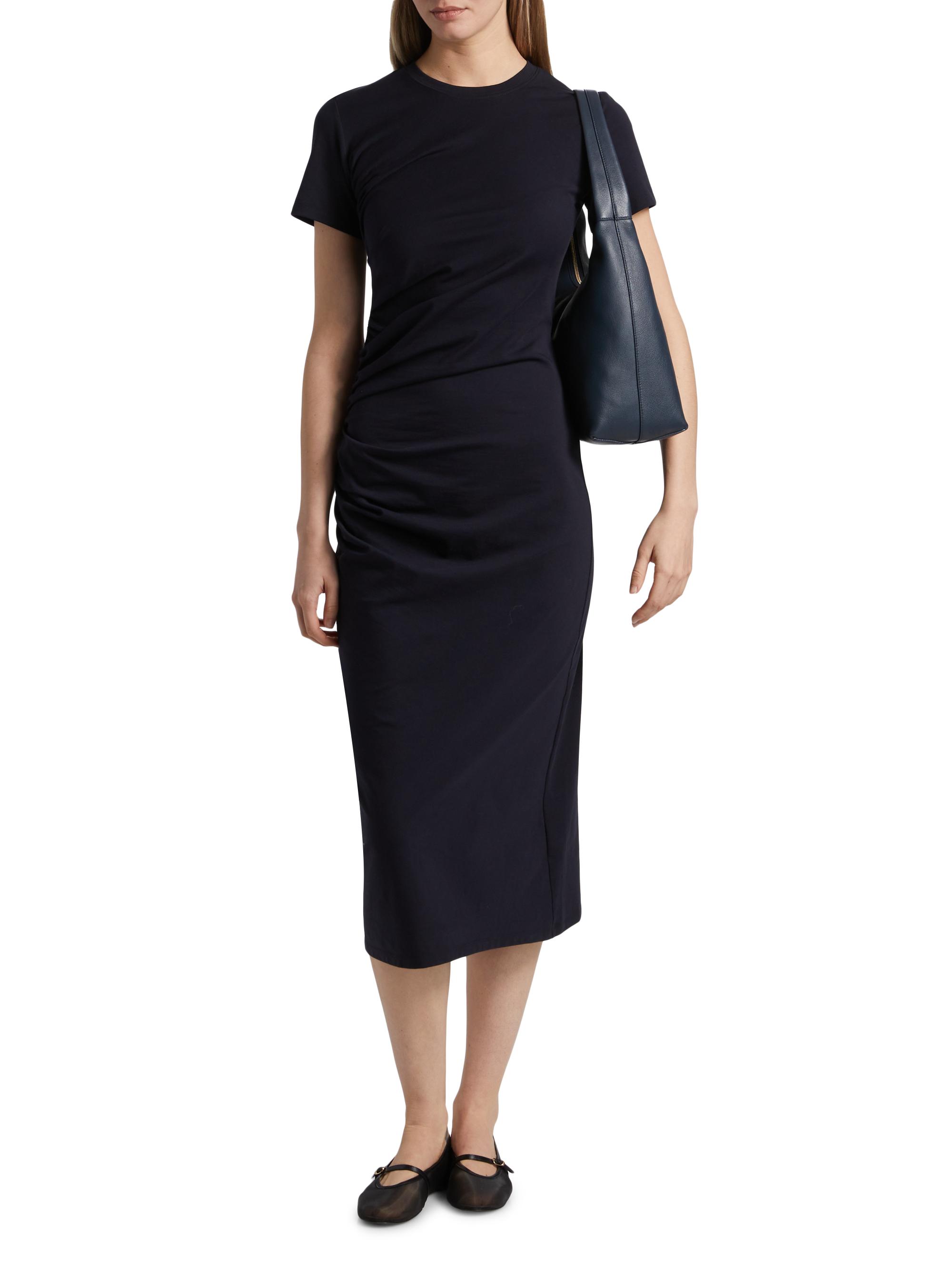 Frame The Twist Cotton Midi-Dress | Saks Fifth Avenue