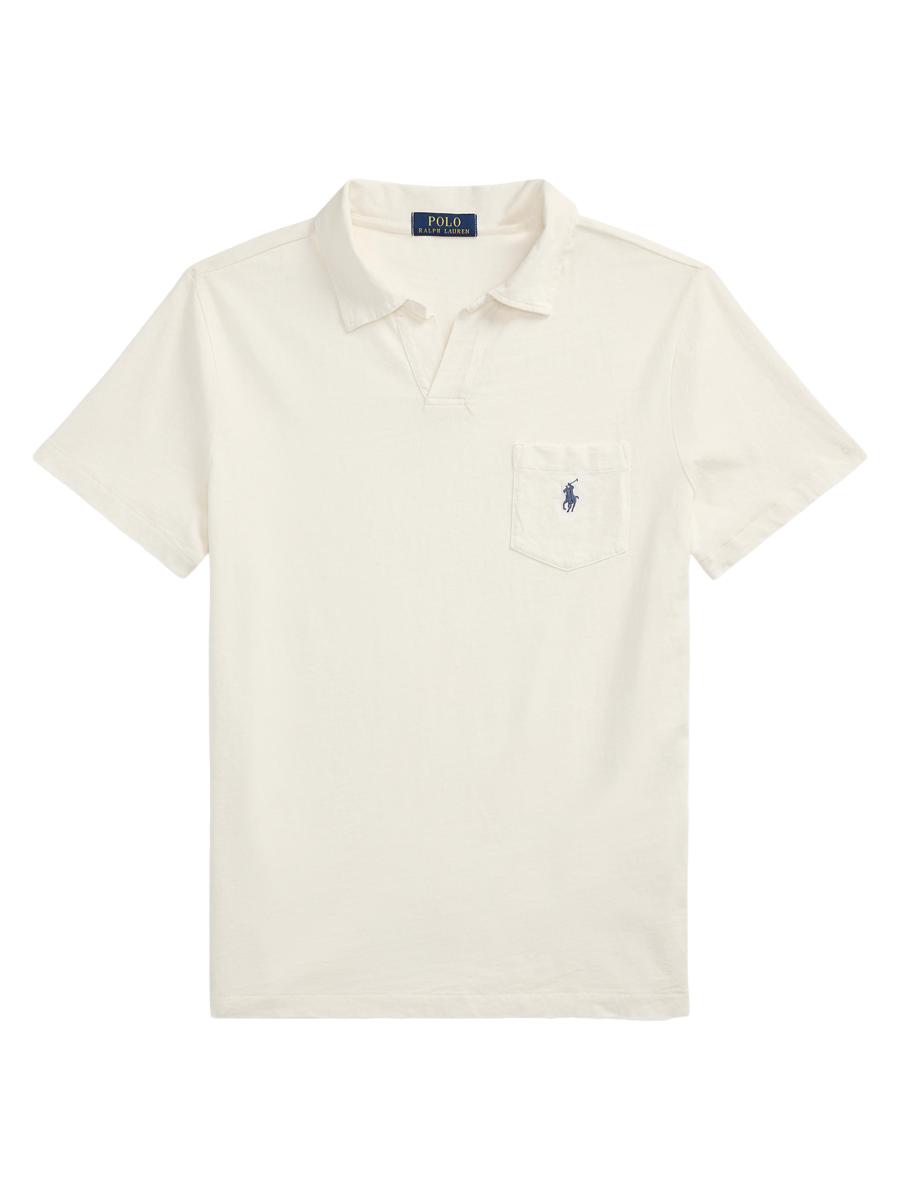 Polo Ralph Lauren Cotton-Linen Johnny Collar Polo Shirt | Saks