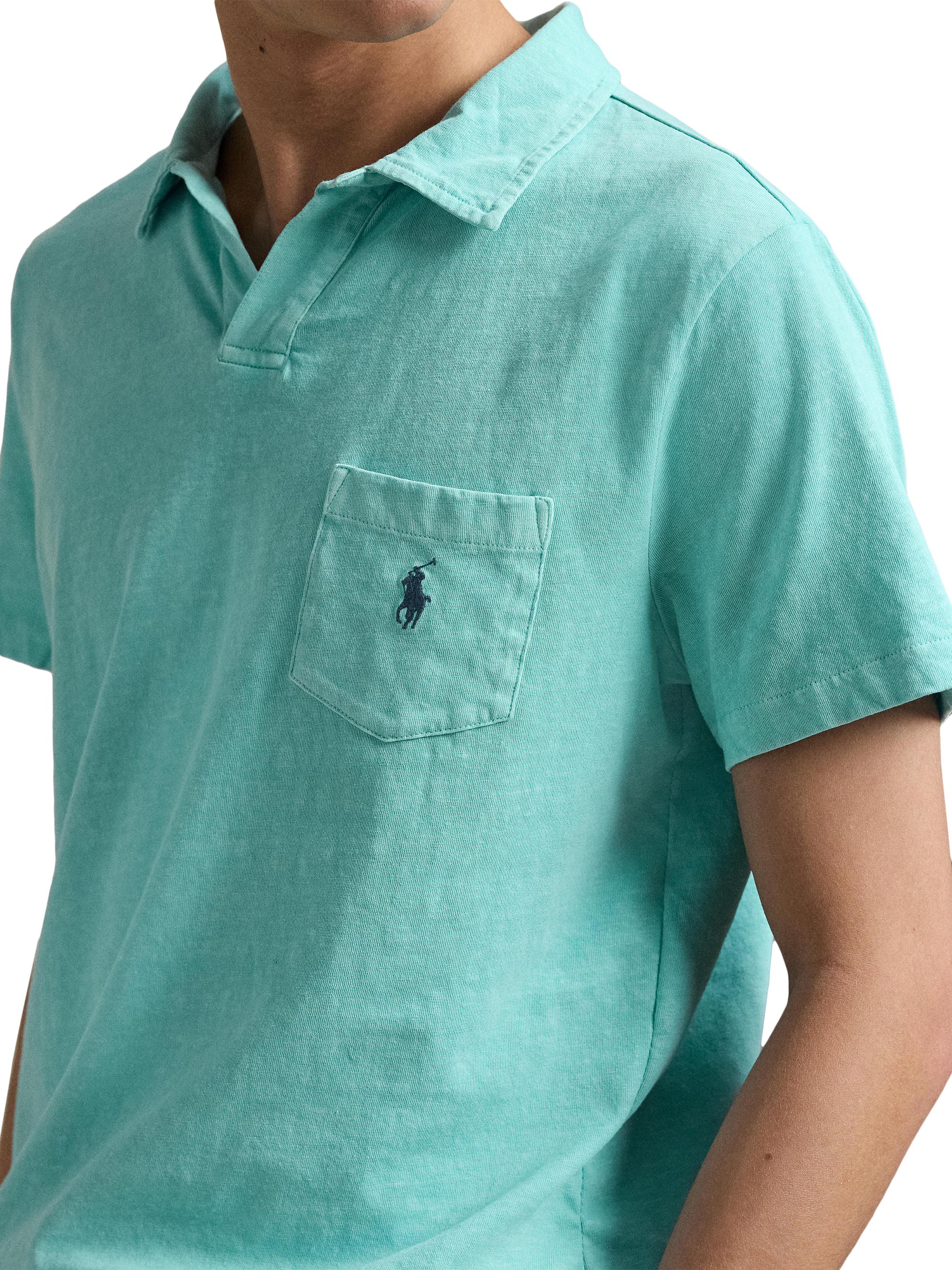 Polo Ralph Lauren Cotton-Linen Johnny Collar Polo Shirt | Saks