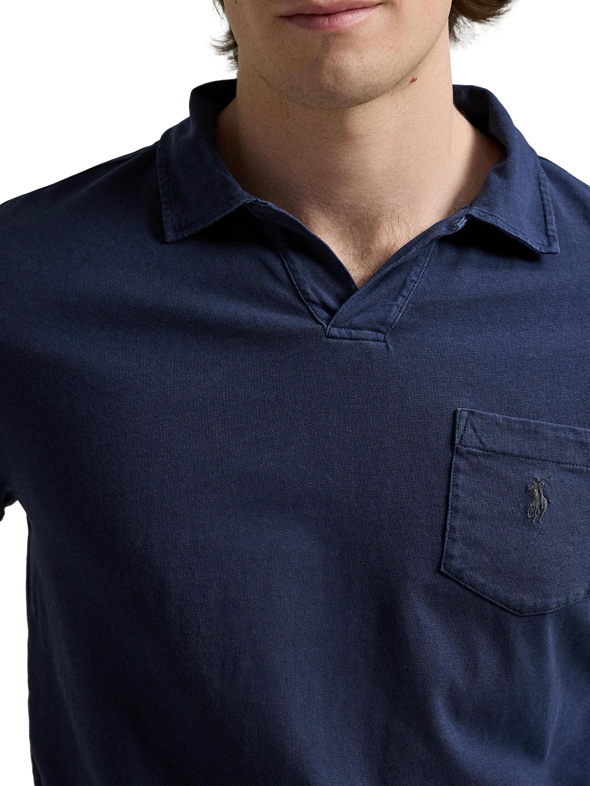 Polo Ralph Lauren Cotton-Linen Johnny Collar Polo Shirt | Saks