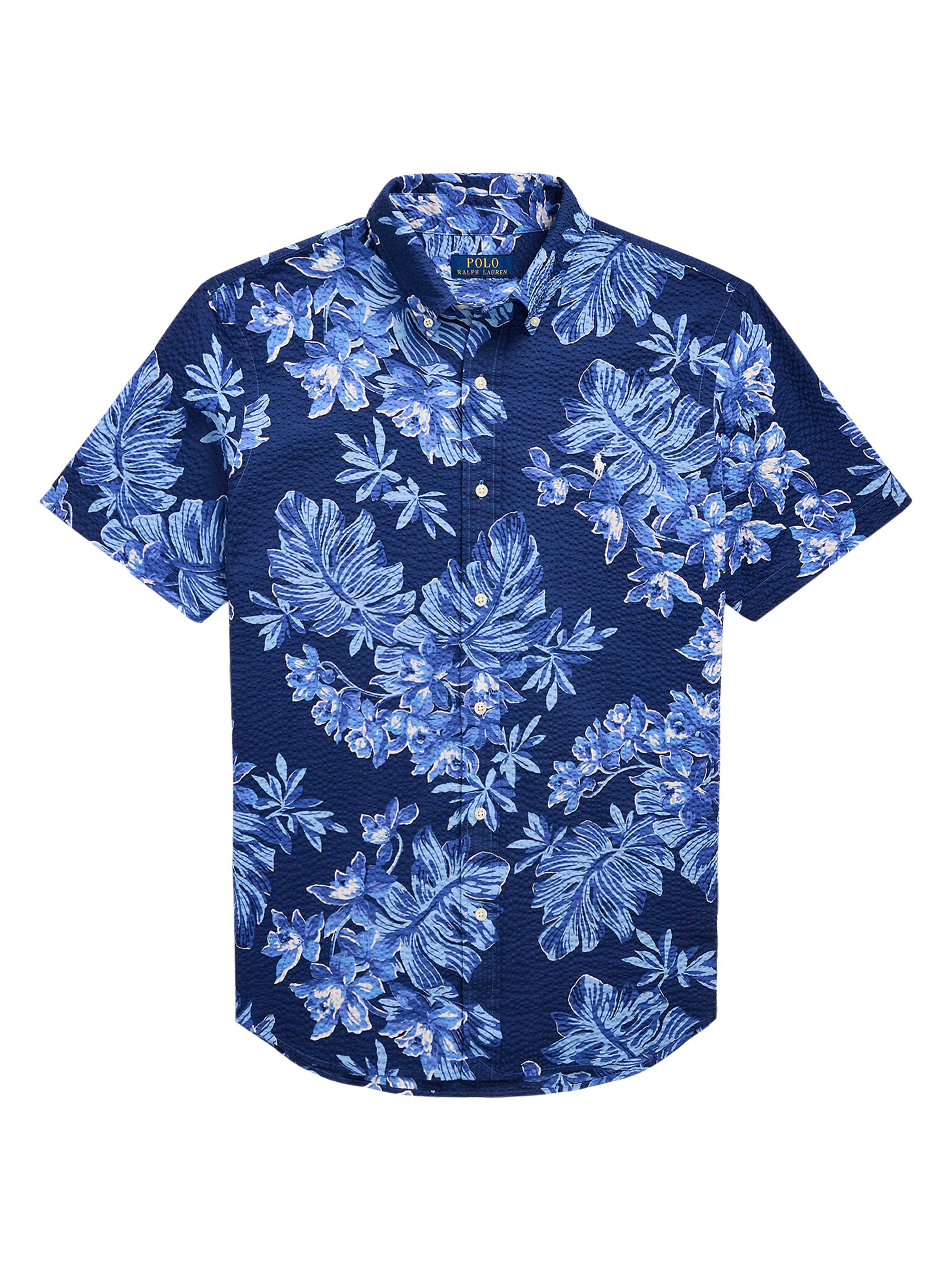 Polo Ralph Lauren Men's Classic Fit Tropical Seersucker Shirt - Tropical