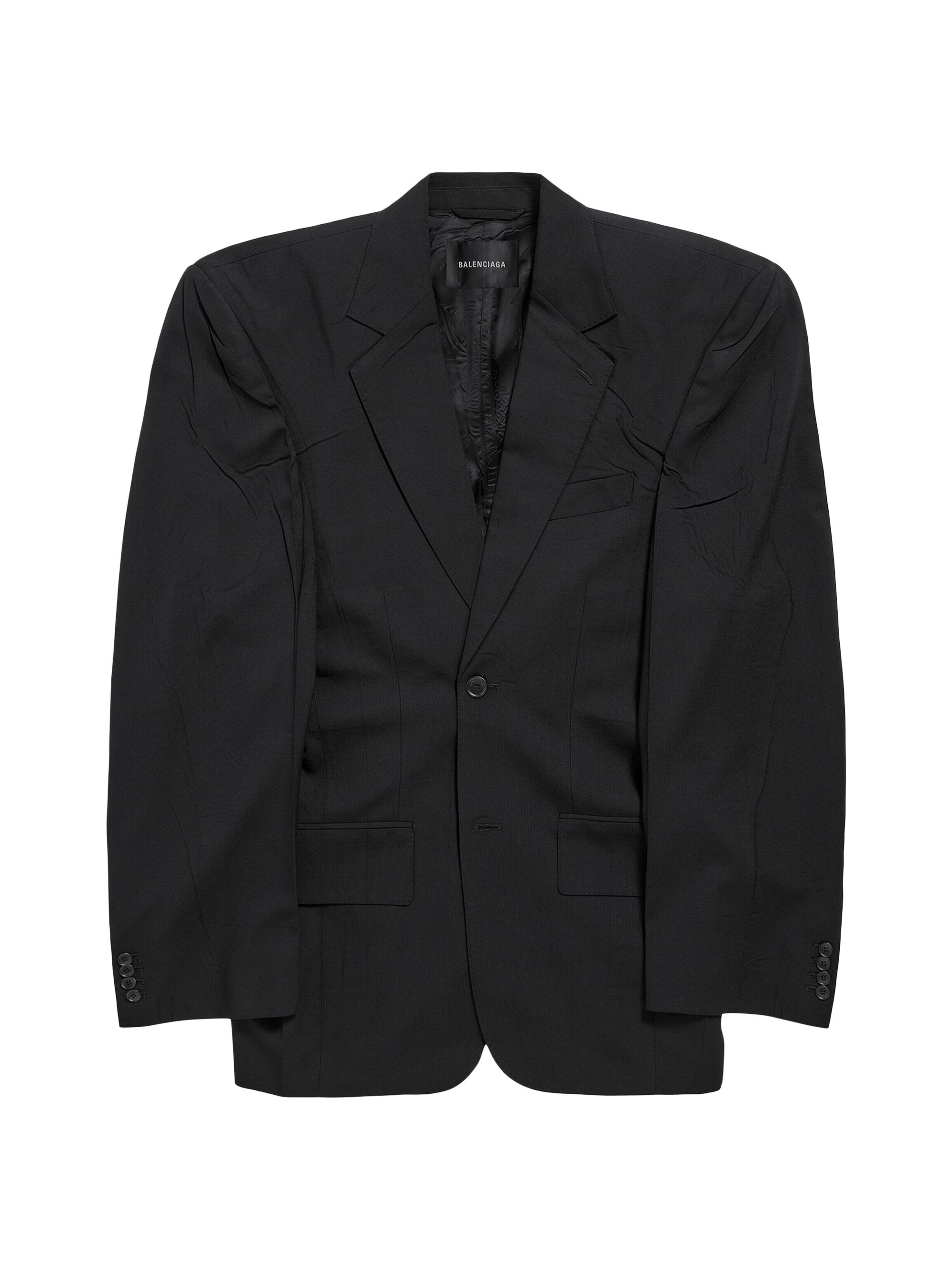 Balenciaga Women's Cut Away Boxy Jacket - Black