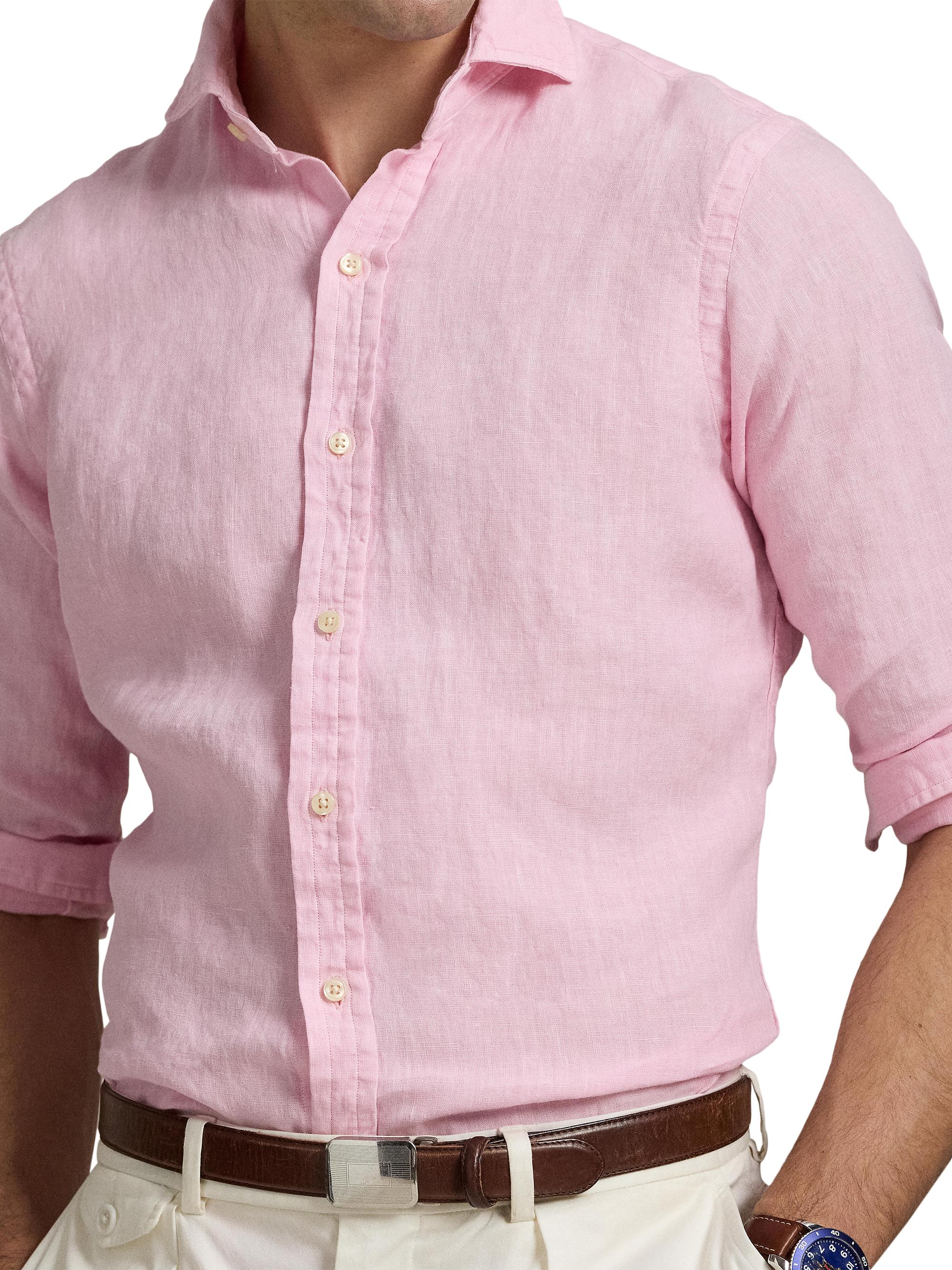 Polo Ralph Lauren Classic-Fit Linen Shirt | Saks Fifth Avenue
