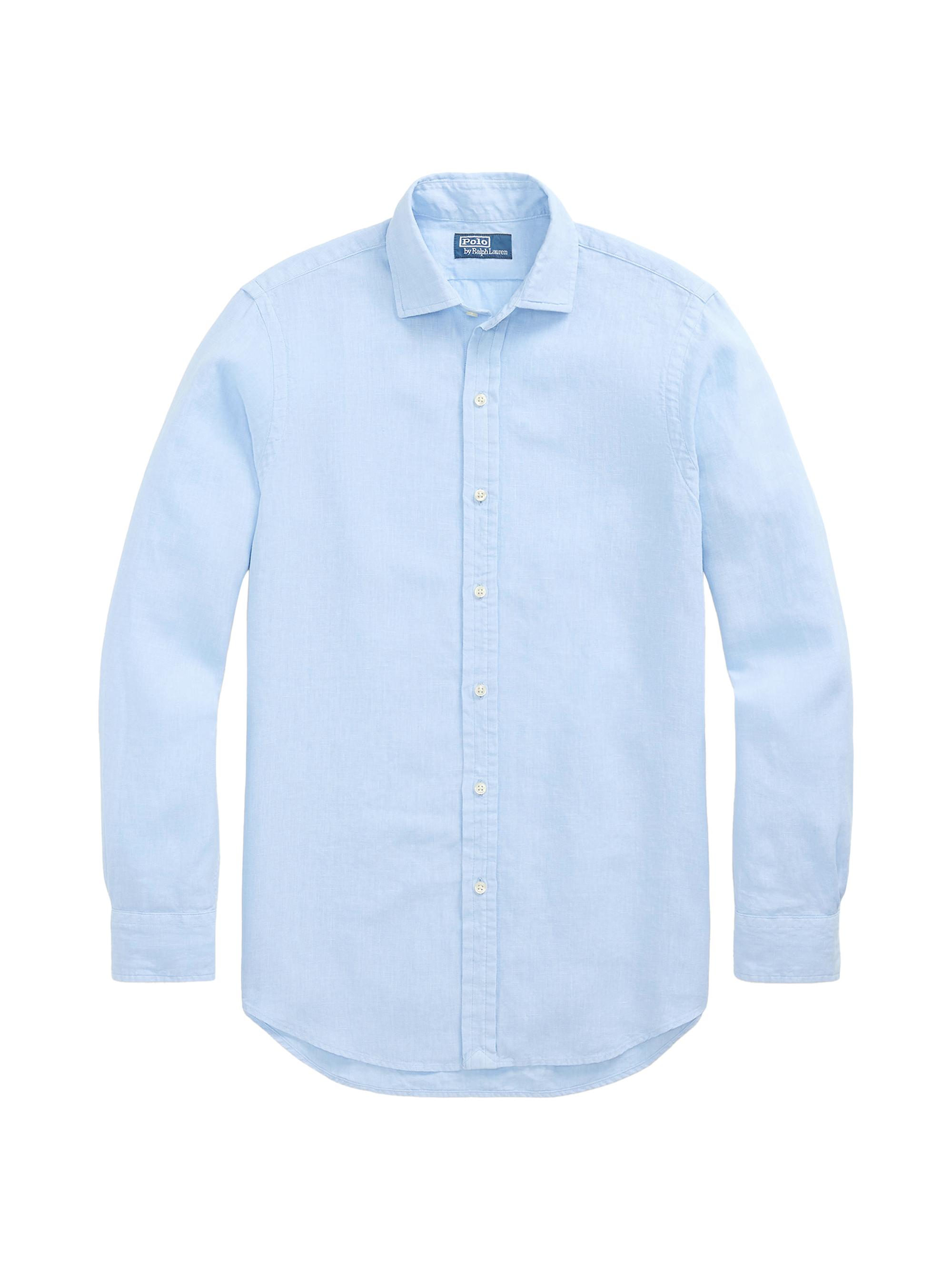 Polo Ralph Lauren Men's Classic-Fit Linen Shirt - Office Blue