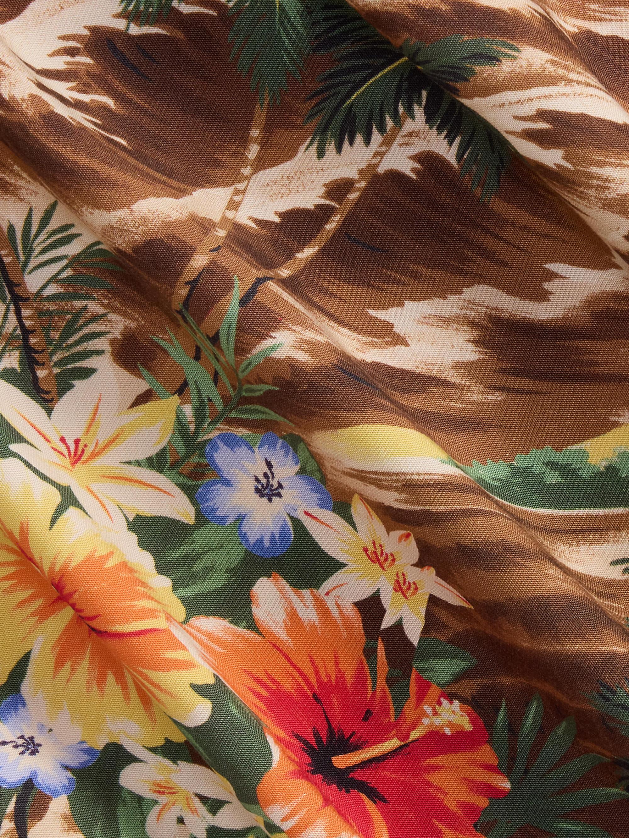 Polo Ralph Lauren Classic-Fit Tropical-Print Camp Shirt | Saks