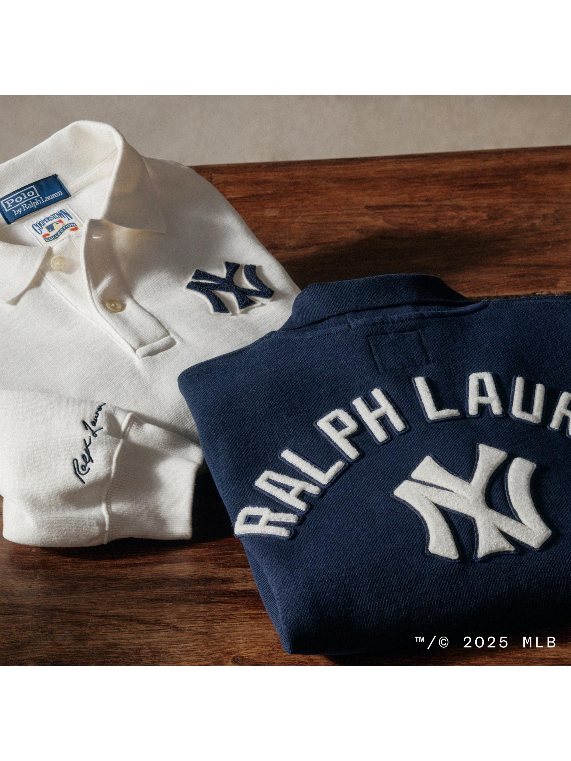 POLO by Ralph Lauren ヤンキース　オックスフォードシャツ　M Polo Ralph Lauren Yankees Oxford Shirt | Saks Fifth Avenue