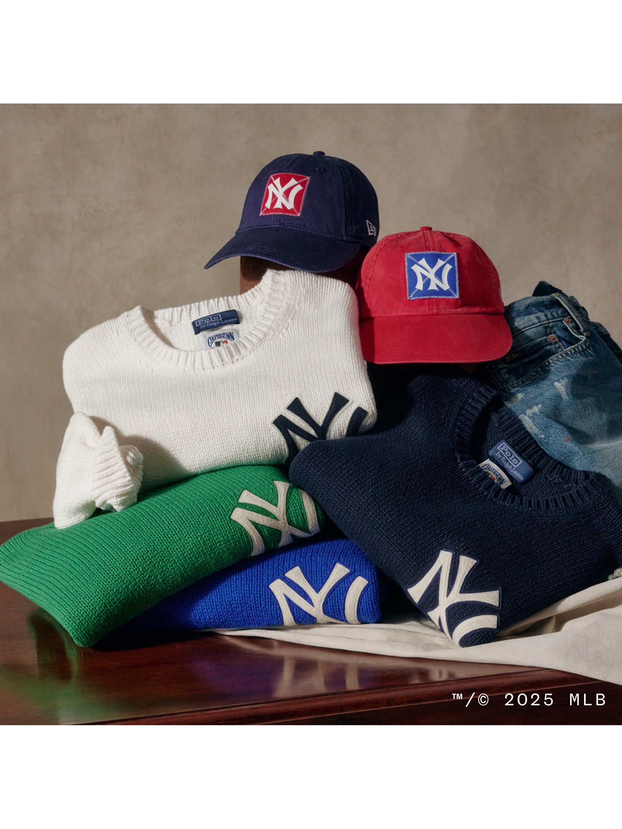 帽子 Polo Ralph Lauren yankees 9FIFTY navy Polo Ralph Lauren Navy NY Yankees New Era Retro 9FIFTY Strapback