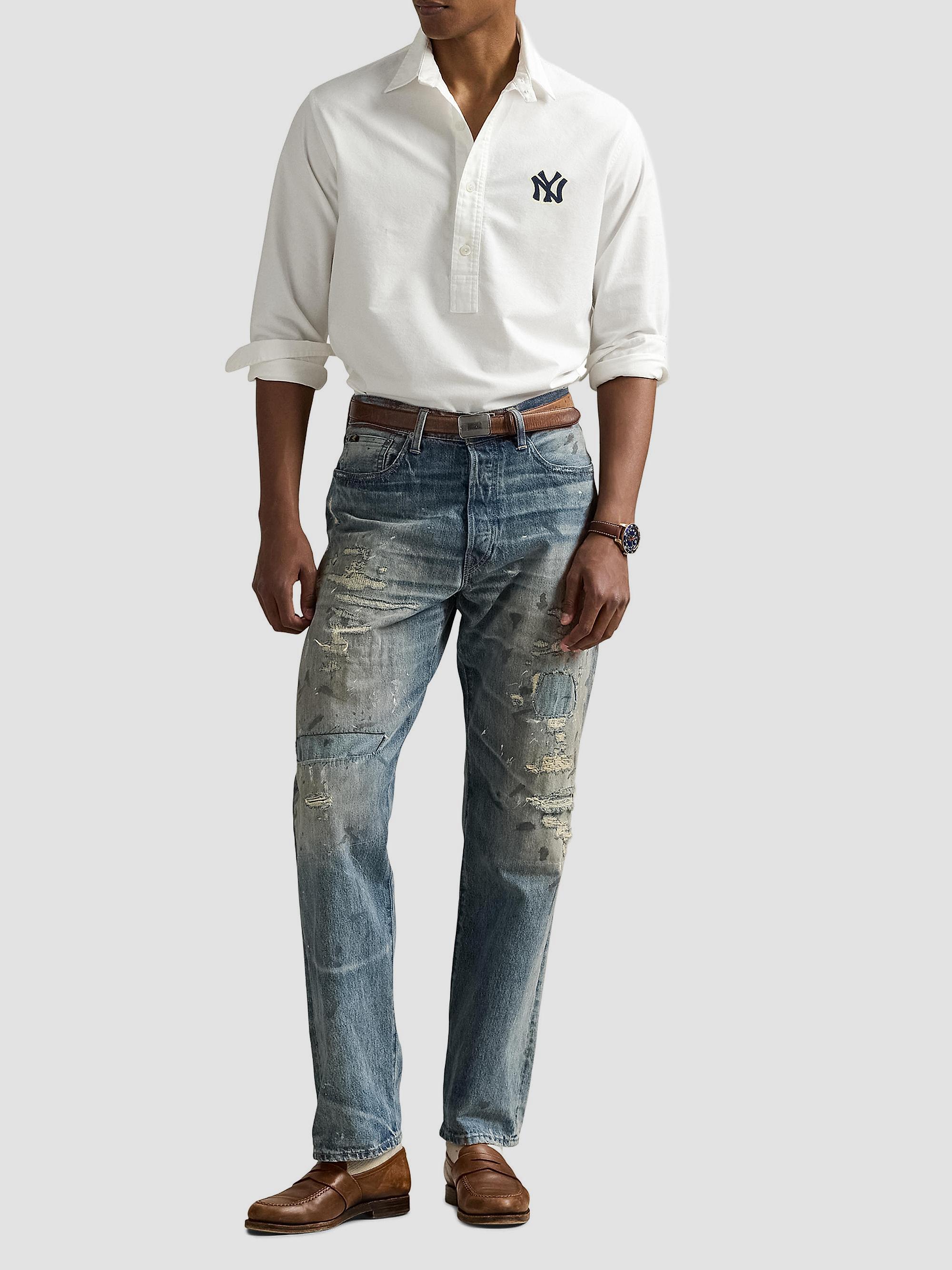 ラルフローレン Polo Ralph Lauren Yankees Oxford Shirt | Saks Fifth Avenue