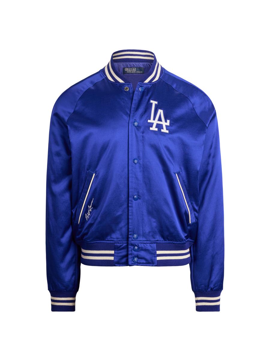 Polo Ralph Lauren Dodgers Satin Bomber Jacket | Saks Fifth