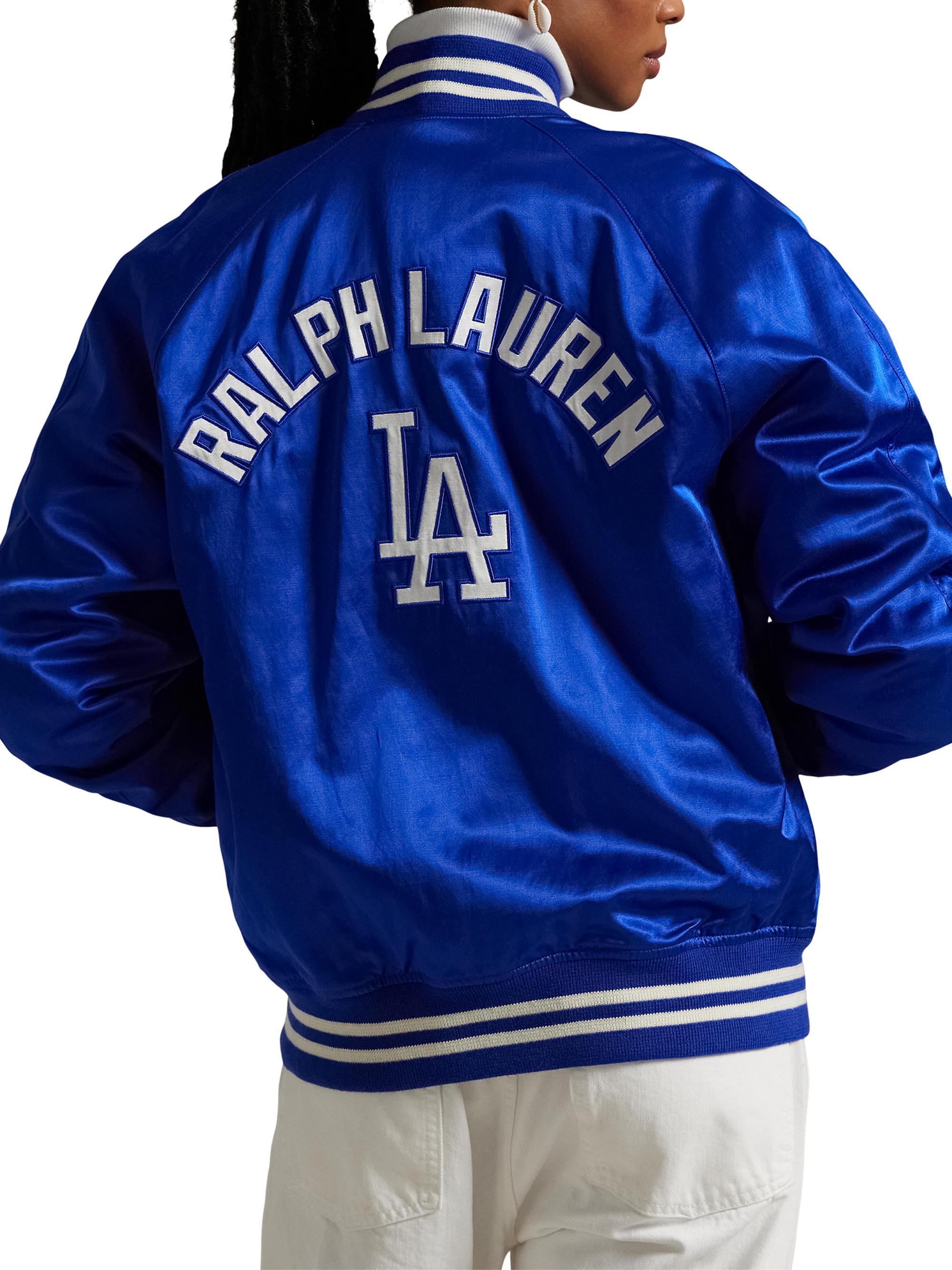 Polo Ralph Lauren Dodgers Satin Bomber Jacket | Saks Fifth Avenue