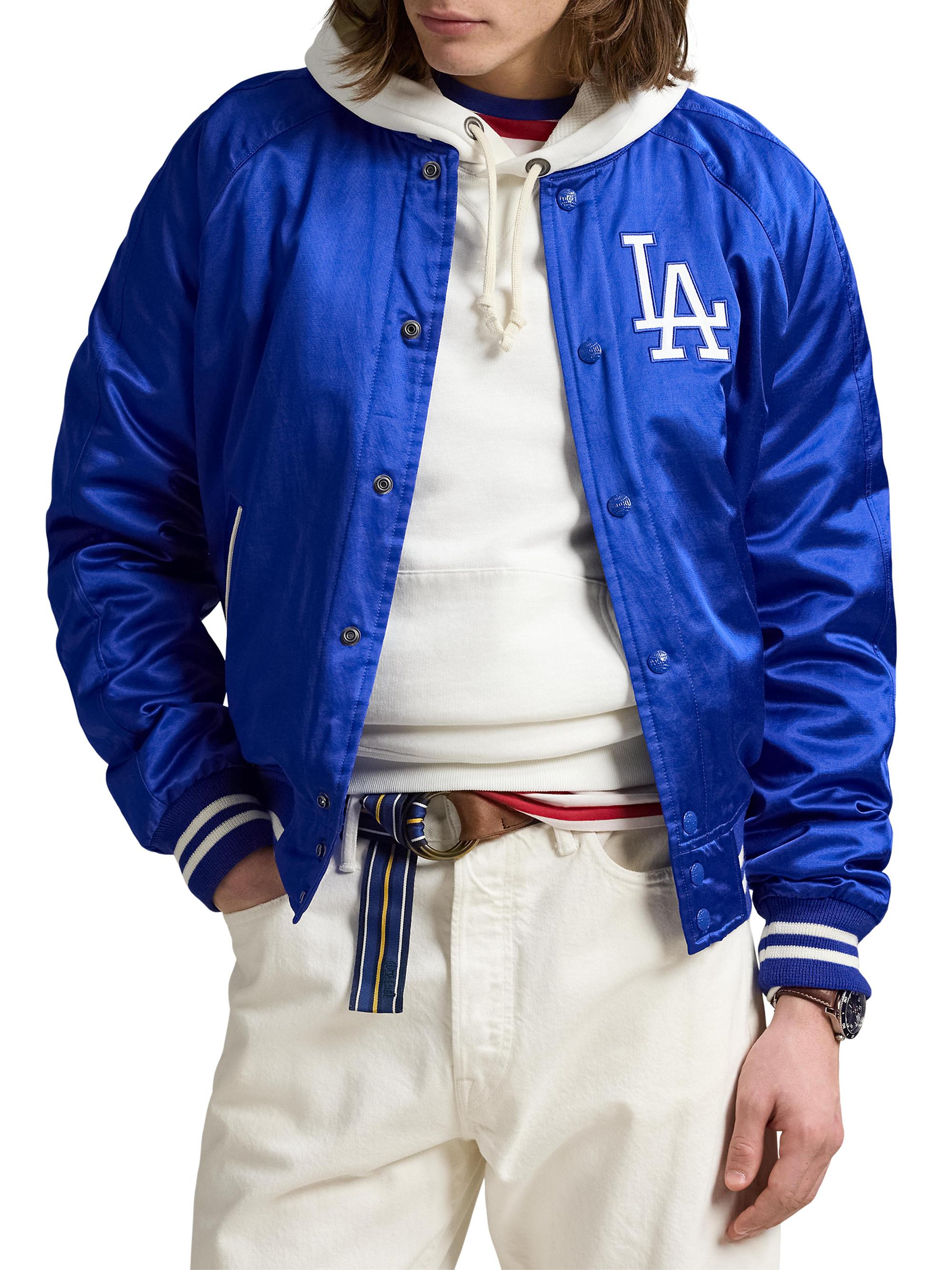 Polo Ralph Lauren Dodgers Satin Bomber Jacket | Saks Fifth Avenue
