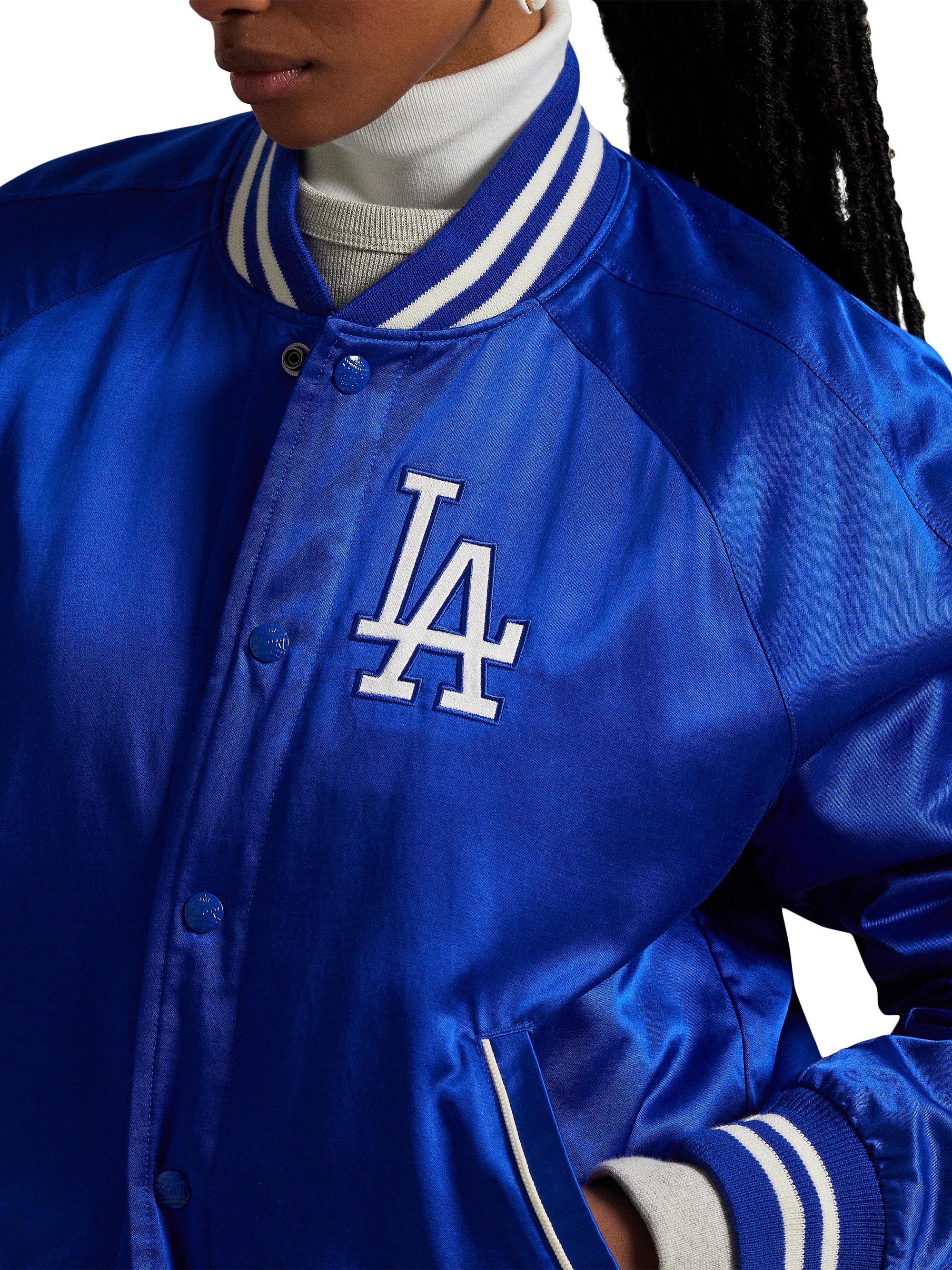 Polo Ralph Lauren Dodgers Satin Bomber Jacket | Saks Fifth Avenue