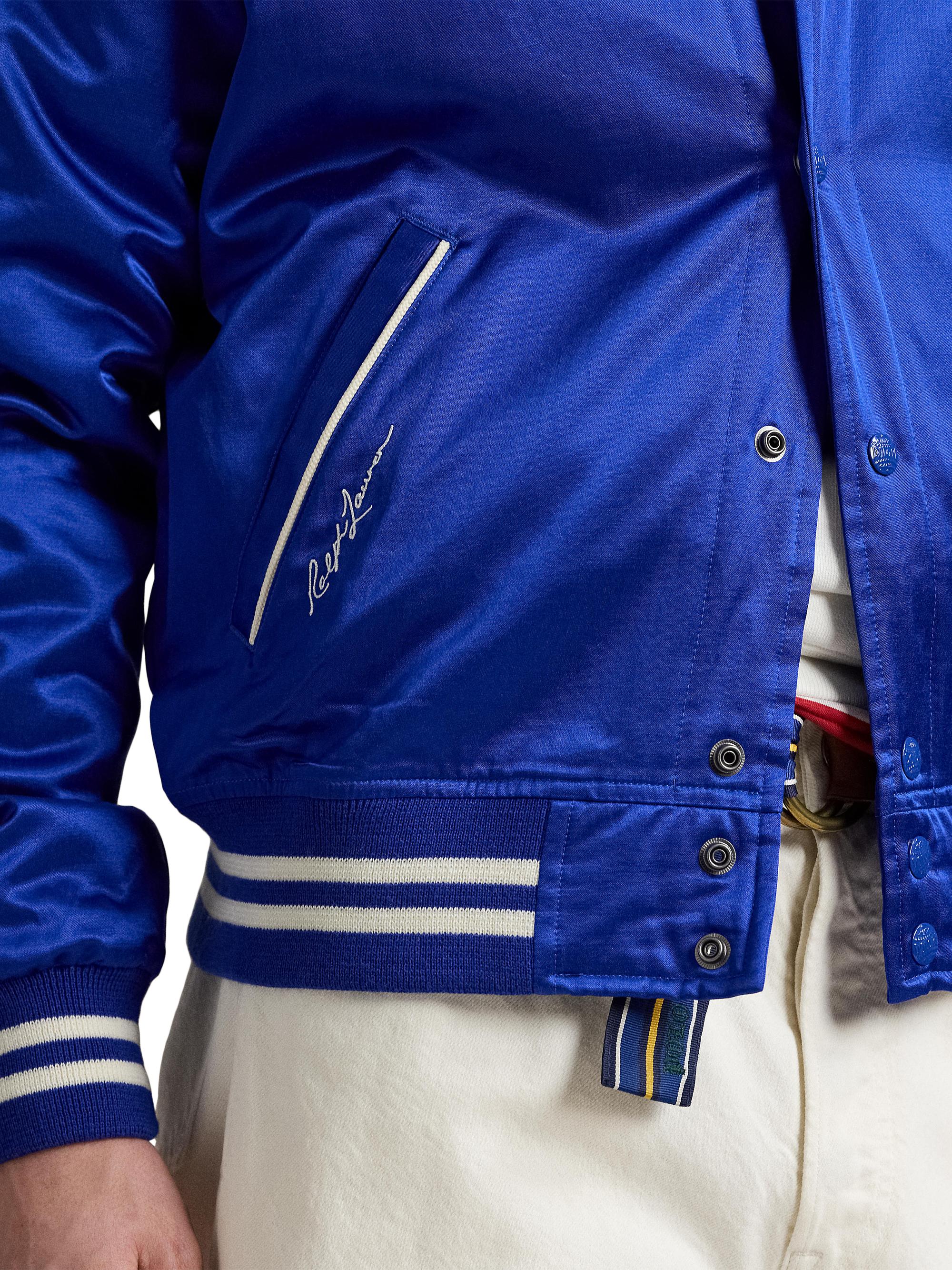 Polo Ralph Lauren Dodgers Satin Bomber Jacket | Saks Fifth Avenue