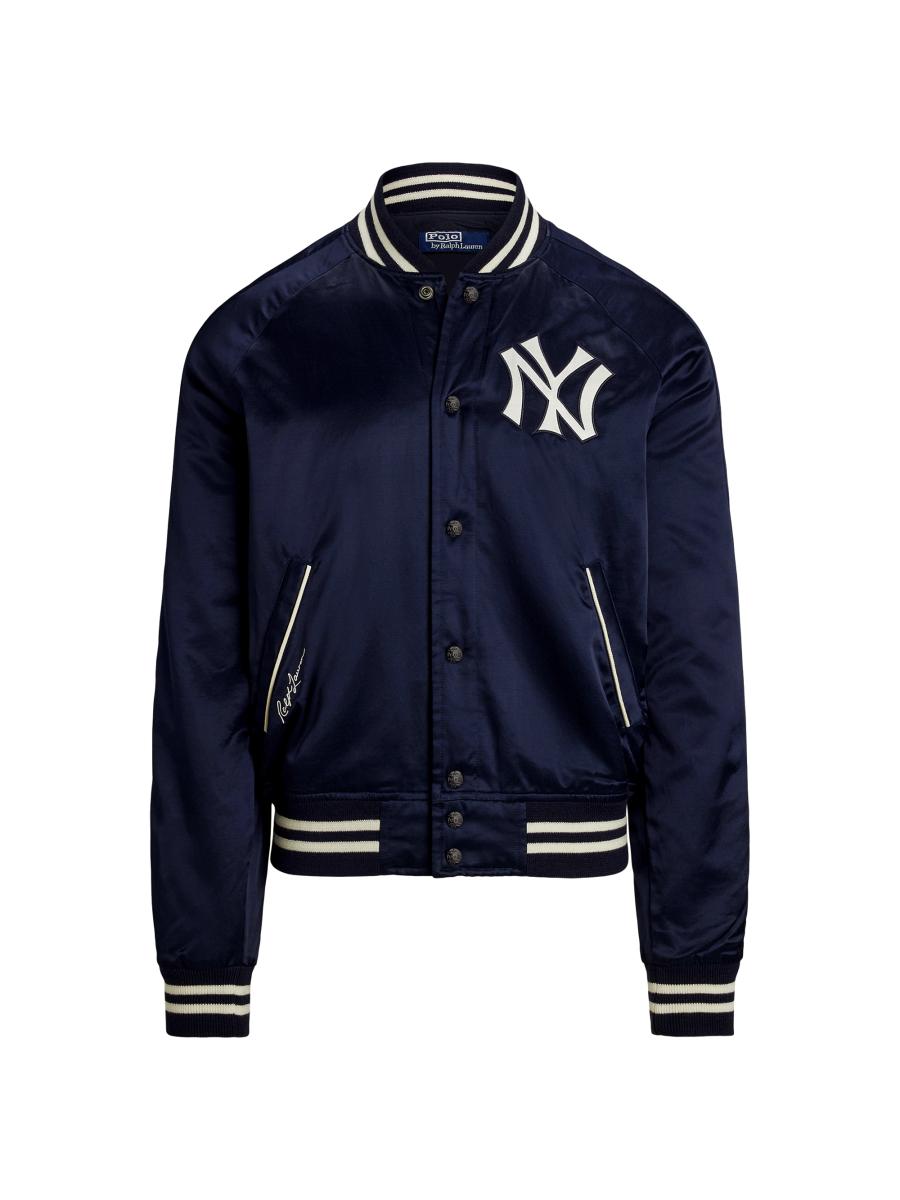 即完売【Ralph Lauren× MLB NY Yankees】サテンジャケット Polo Ralph Lauren New York Yankees Satin Varsity Jacket MLB