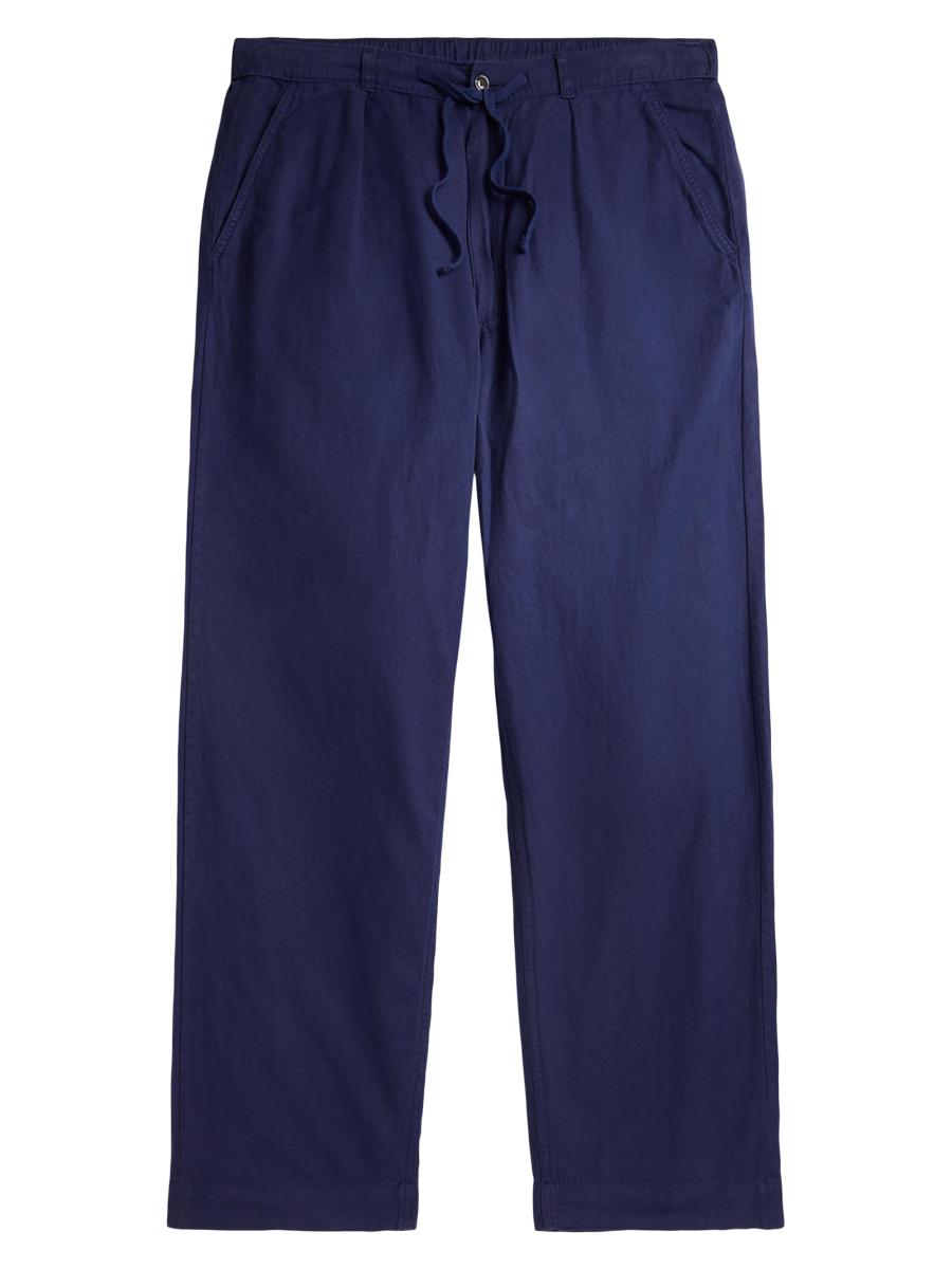 Polo Ralph Lauren Relaxed-Fit Linen-Cotton Pants | Saks Fifth Avenue