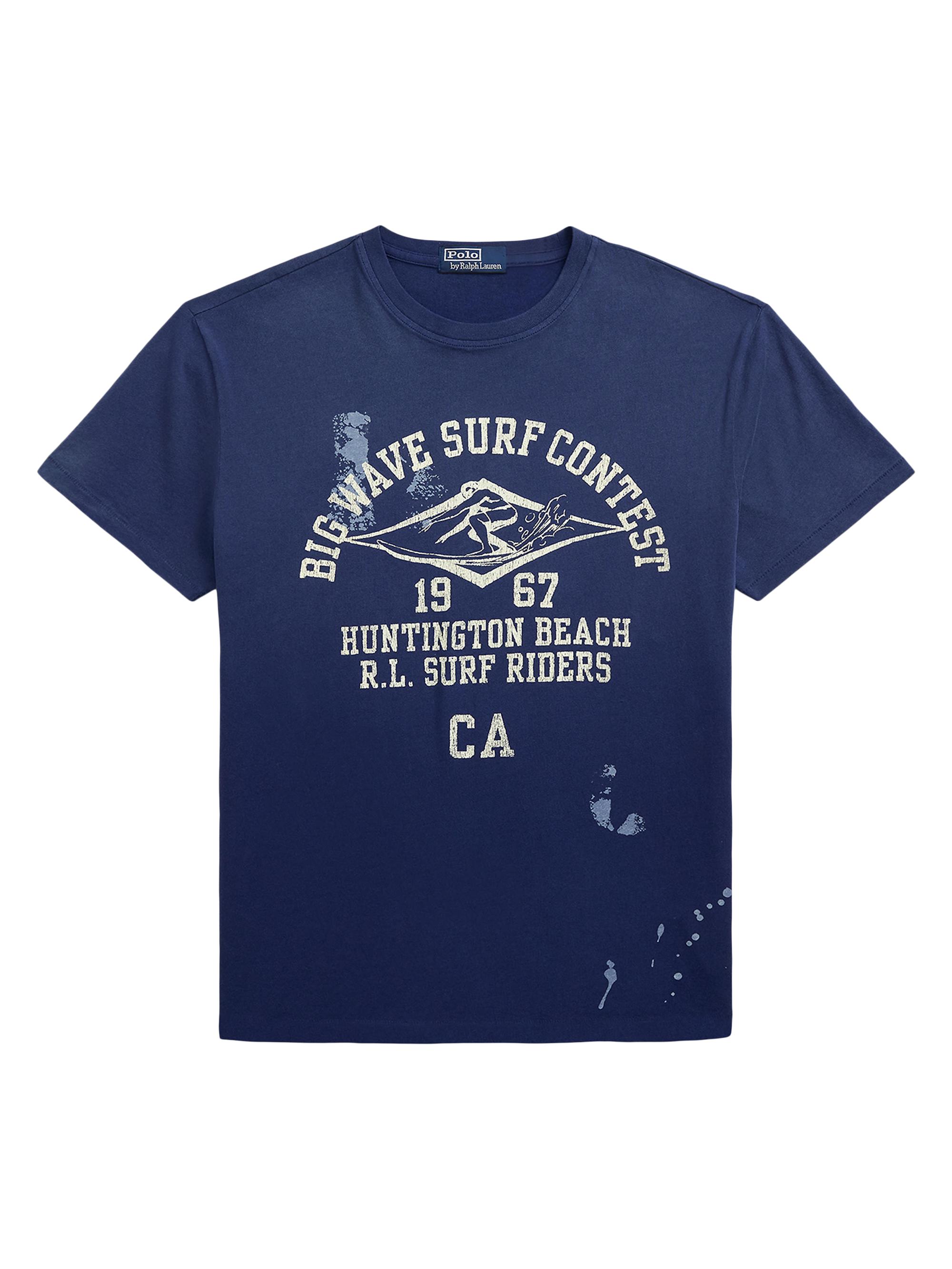 Polo Ralph Lauren Men's Classic-Fit Jersey Graphic T-Shirt - Classic Navy