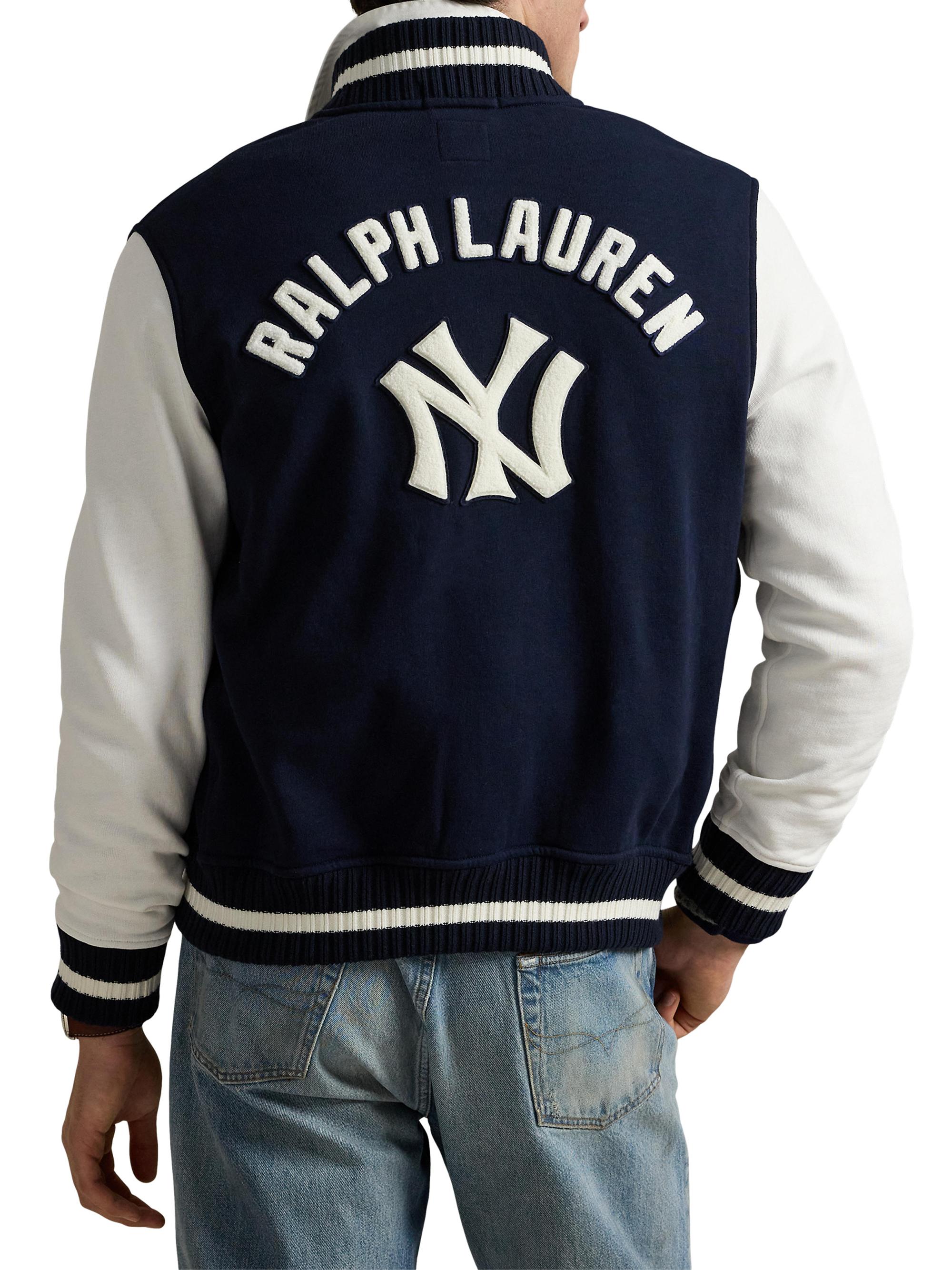 Polo Ralph Lauren Yankees Fleece Bomber Jacket | Saks Fifth Avenue