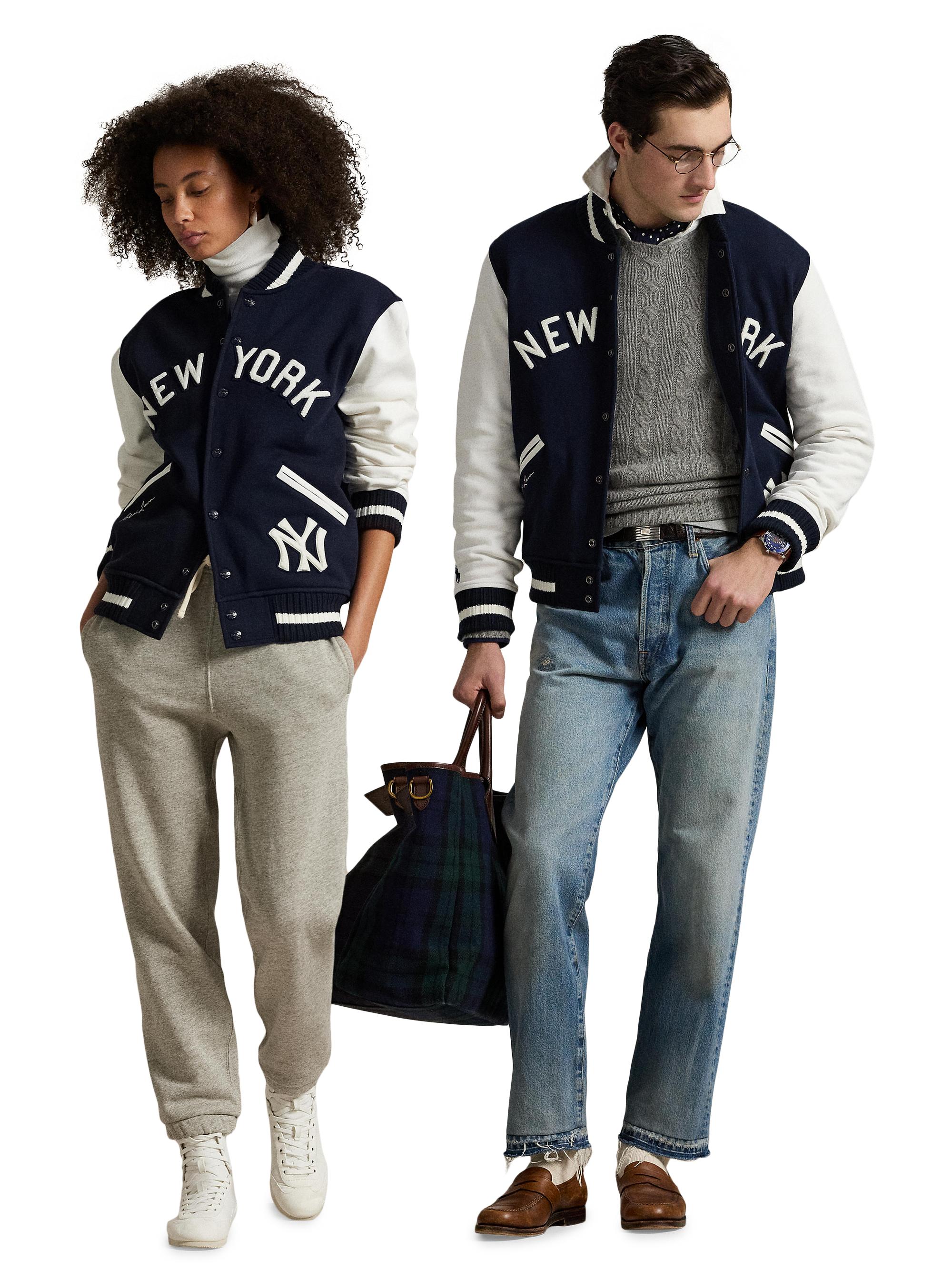 Polo Ralph Lauren Yankees Fleece Bomber Jacket | Saks Fifth Avenue