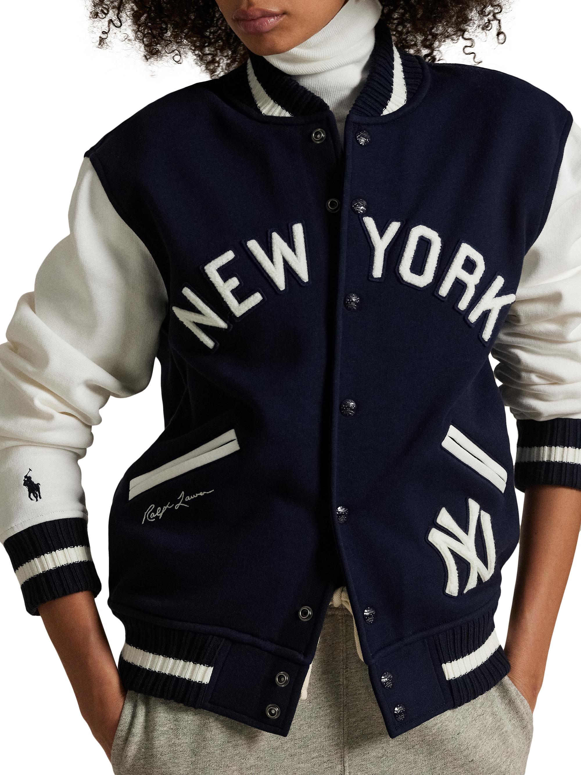 Polo Ralph Lauren Yankees Fleece Bomber Jacket | Saks Fifth Avenue