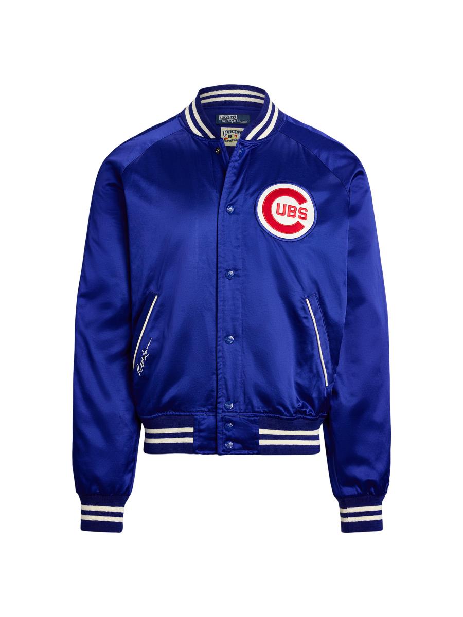 ポロラルフローレンCubs スタジャン Polo Ralph Lauren Cubs Satin Bomber Jacket | Saks Fifth Avenue
