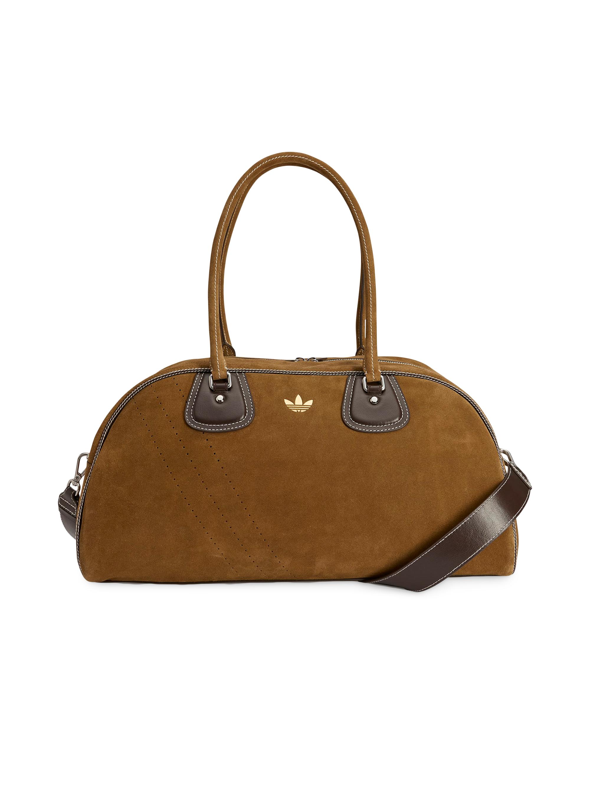 adidas adidas x Wales Bonner Large Suede Bowling Bag | Saks Fifth
