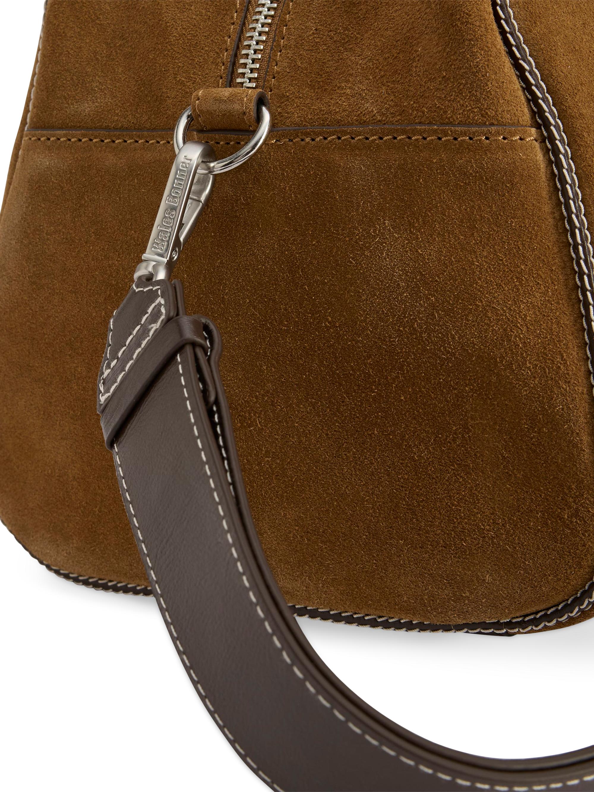 adidas adidas x Wales Bonner Large Suede Bowling Bag | Saks Fifth