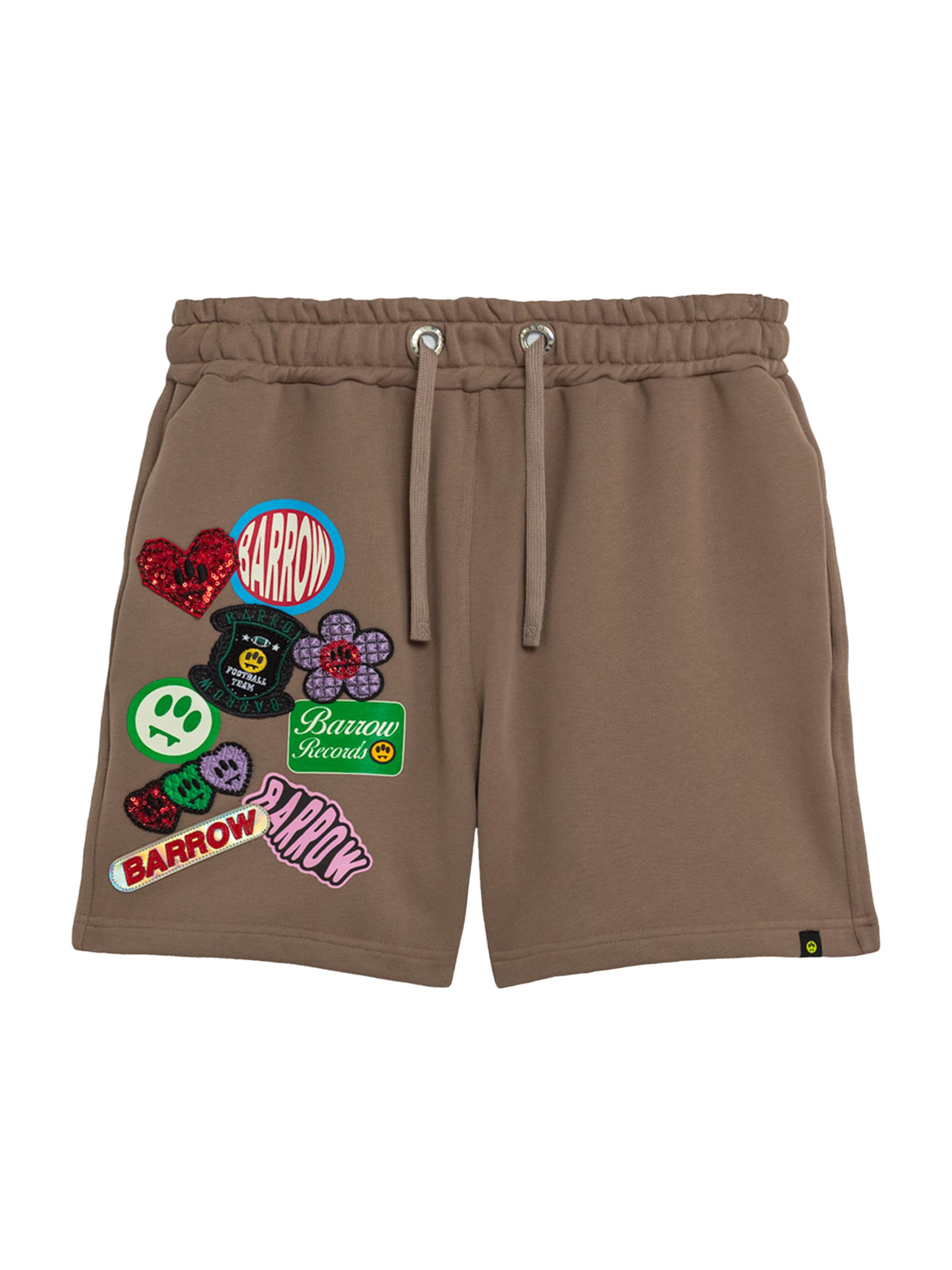 Barrow Men's Logo Embroidered Sweatshorts - Fango