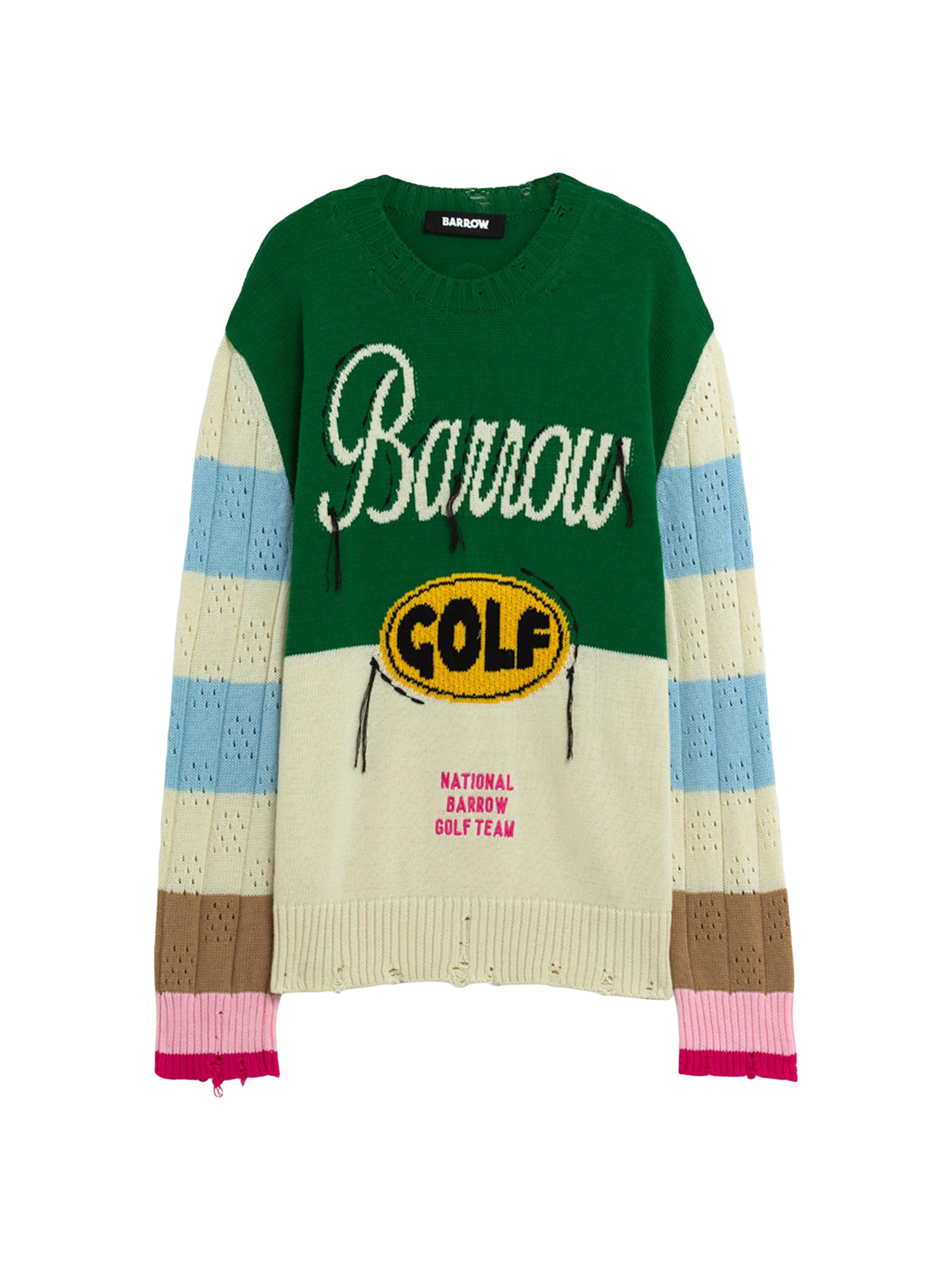 Barrow Men's Cotton Crewneck Sweater