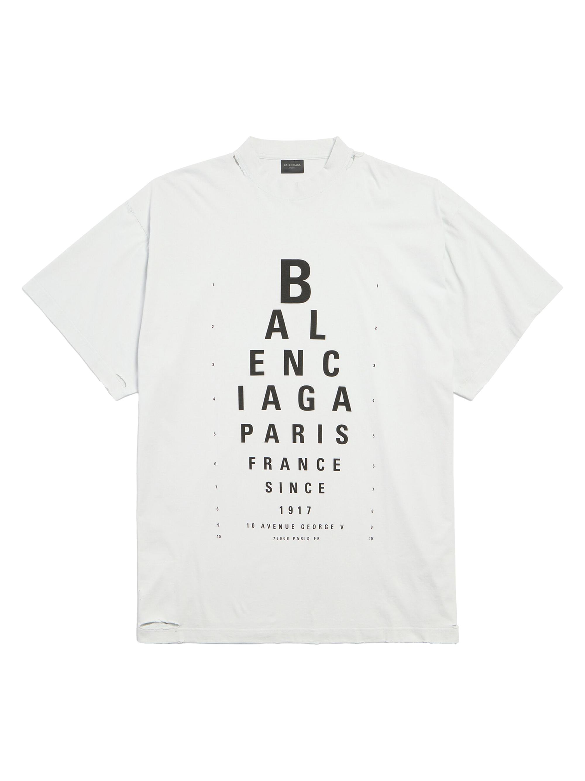 Balenciaga Optical Oversized T-Shirt | Saks Fifth Avenue