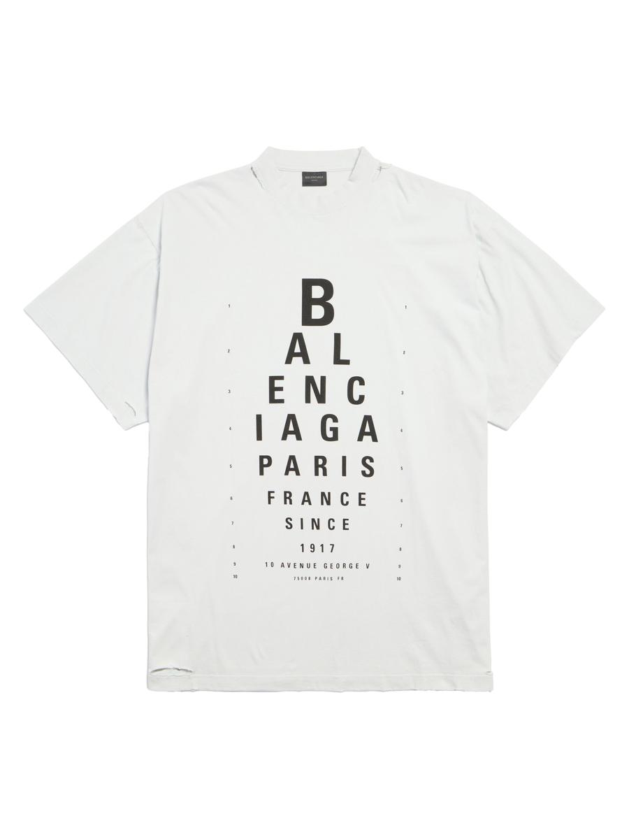 Balenciaga Optical Oversized T-Shirt | Saks Fifth Avenue