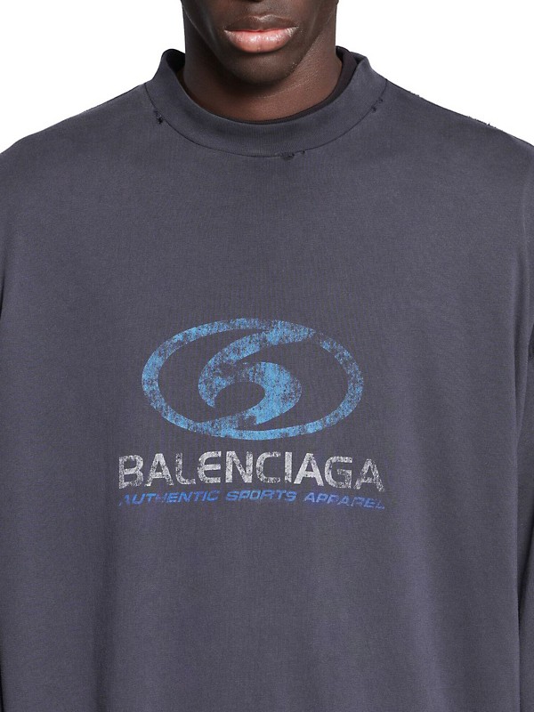 Shop Balenciaga Surfer Long Sleeve Oversized T-Shirt | Saks Shop Balenciaga Surfer Long Sleeve Oversized T-Shirt | Saks