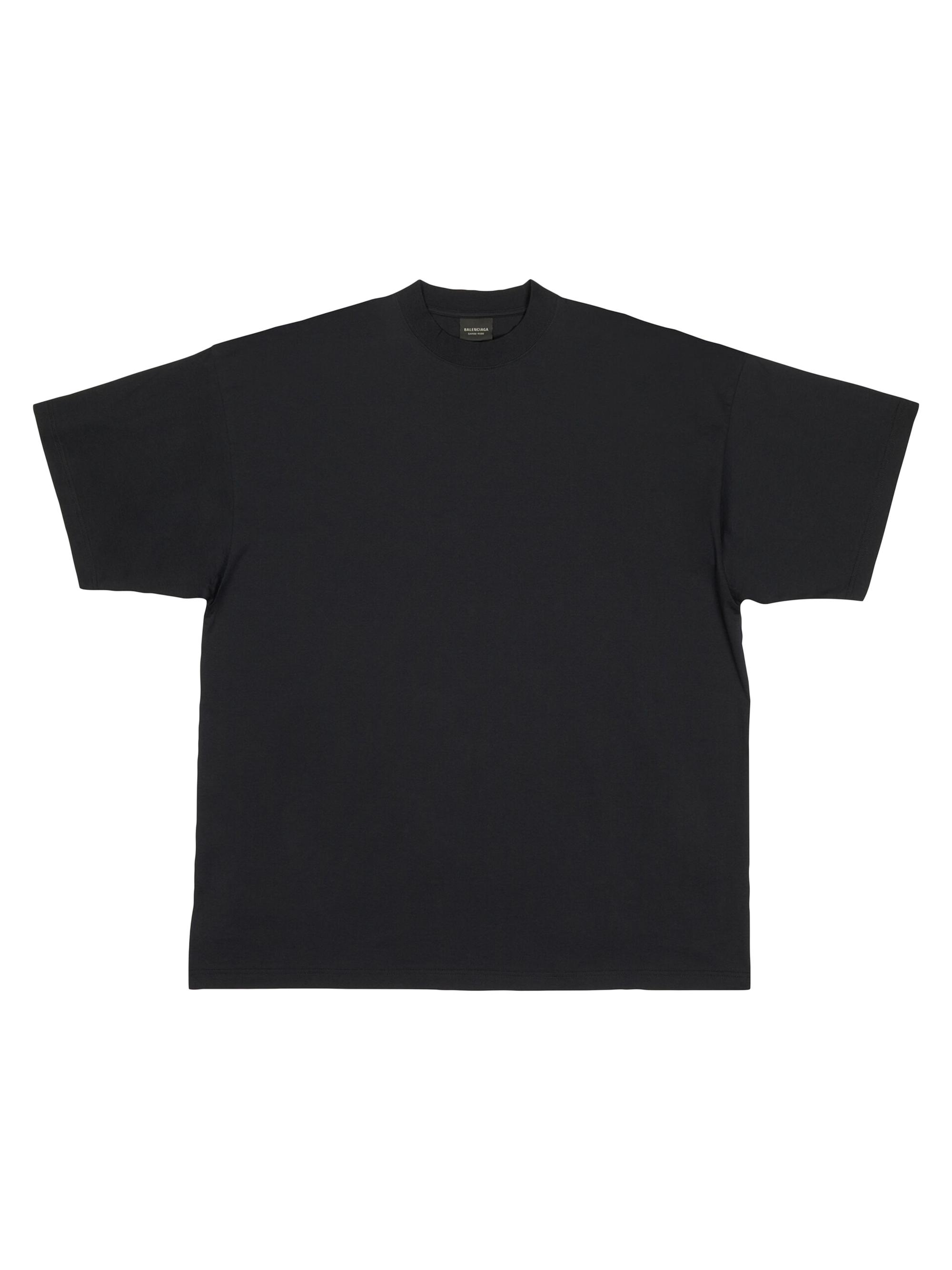 Balenciaga Men's Oversized T-Shirt - Black