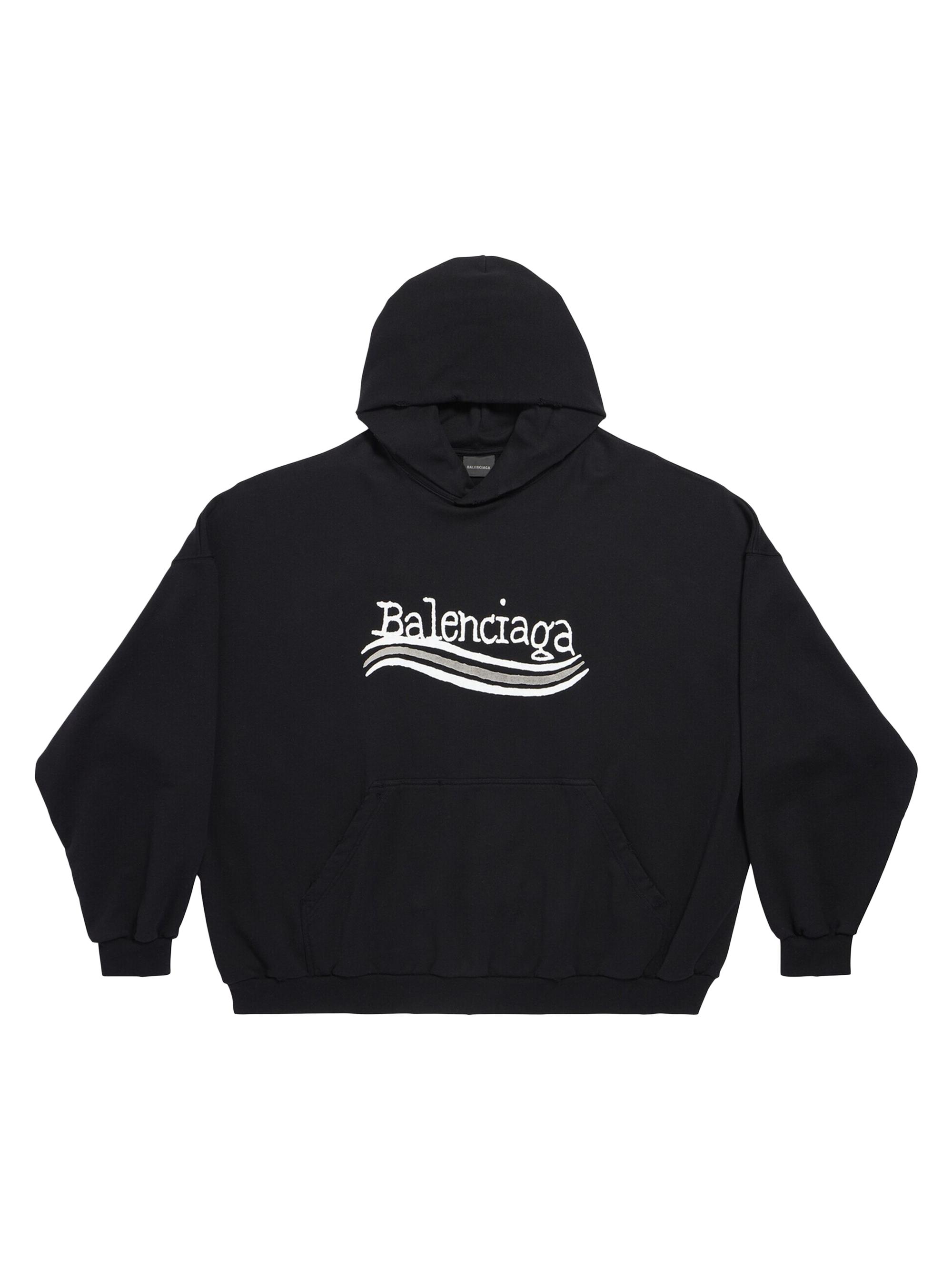 Balenciaga Sponsor Logos Large Zip-Up Hoodie | Saks Fifth Avenue