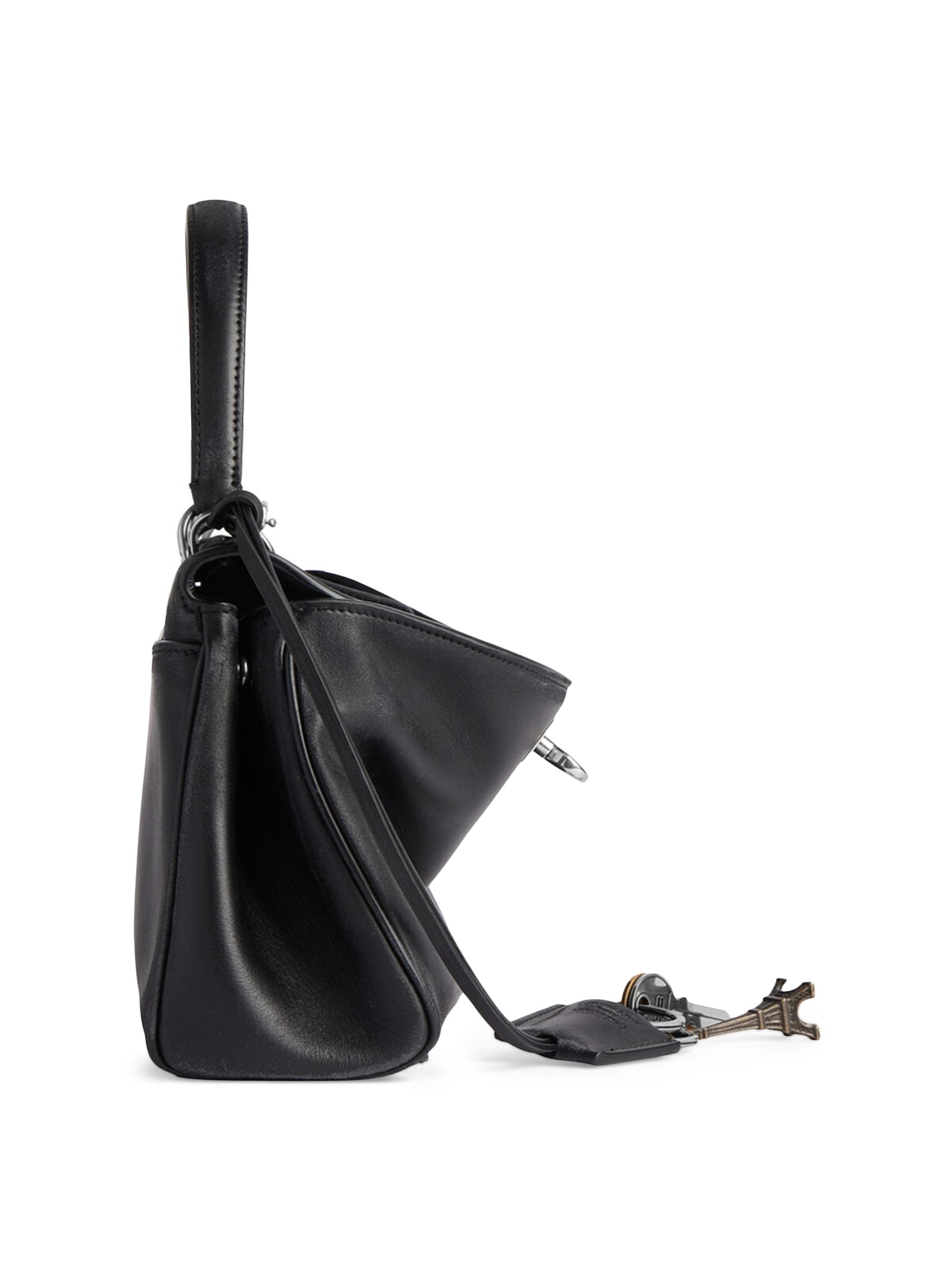 Balenciaga Rodeo Mini Top Handle Bag Used Effect with Charms