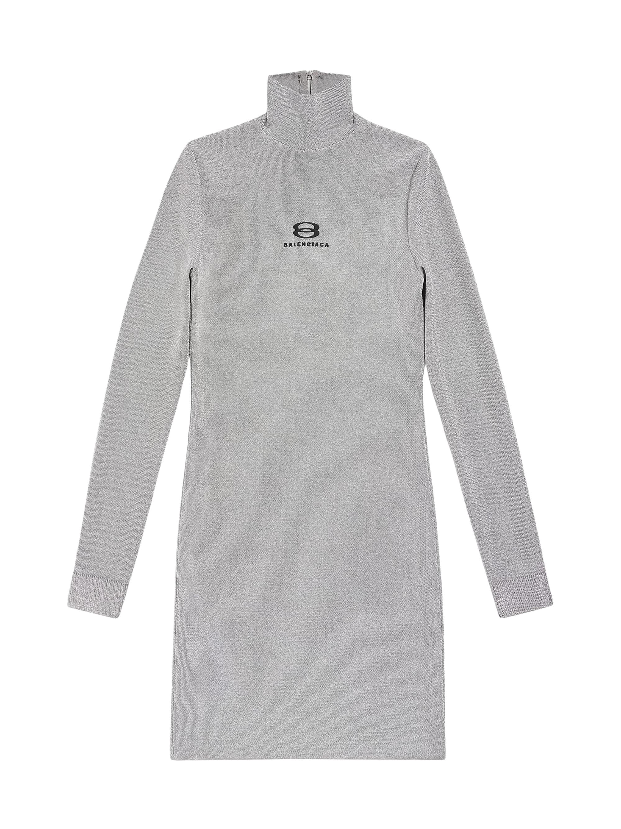 Balenciaga Women's Unity Sports Icon Mini Dress - Silver