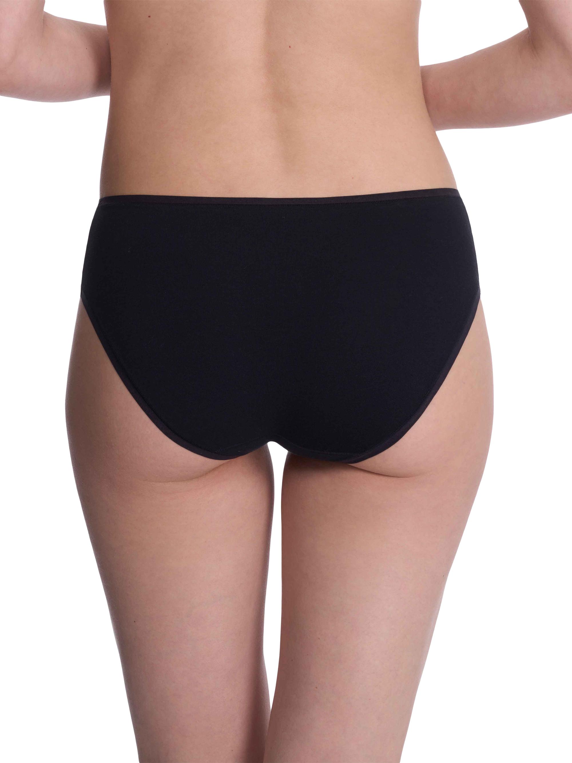 Natori Women's Bliss Bare Cotton Hipster 3-Pack - Black | Thumbnail 4