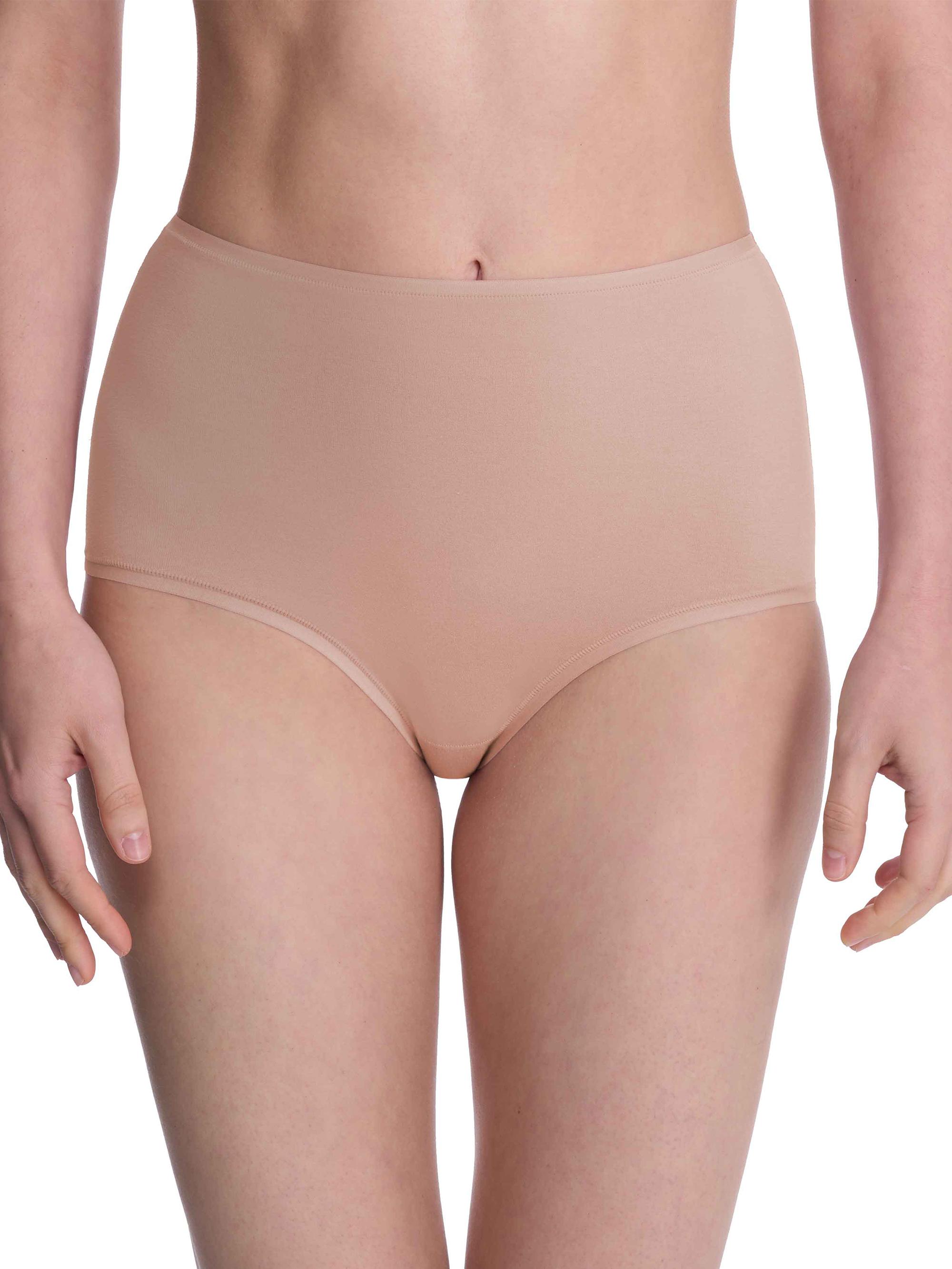 Natori Women's Bliss Bare Cotton High Waist Brief 3-Pack - Cafe | Thumbnail 2