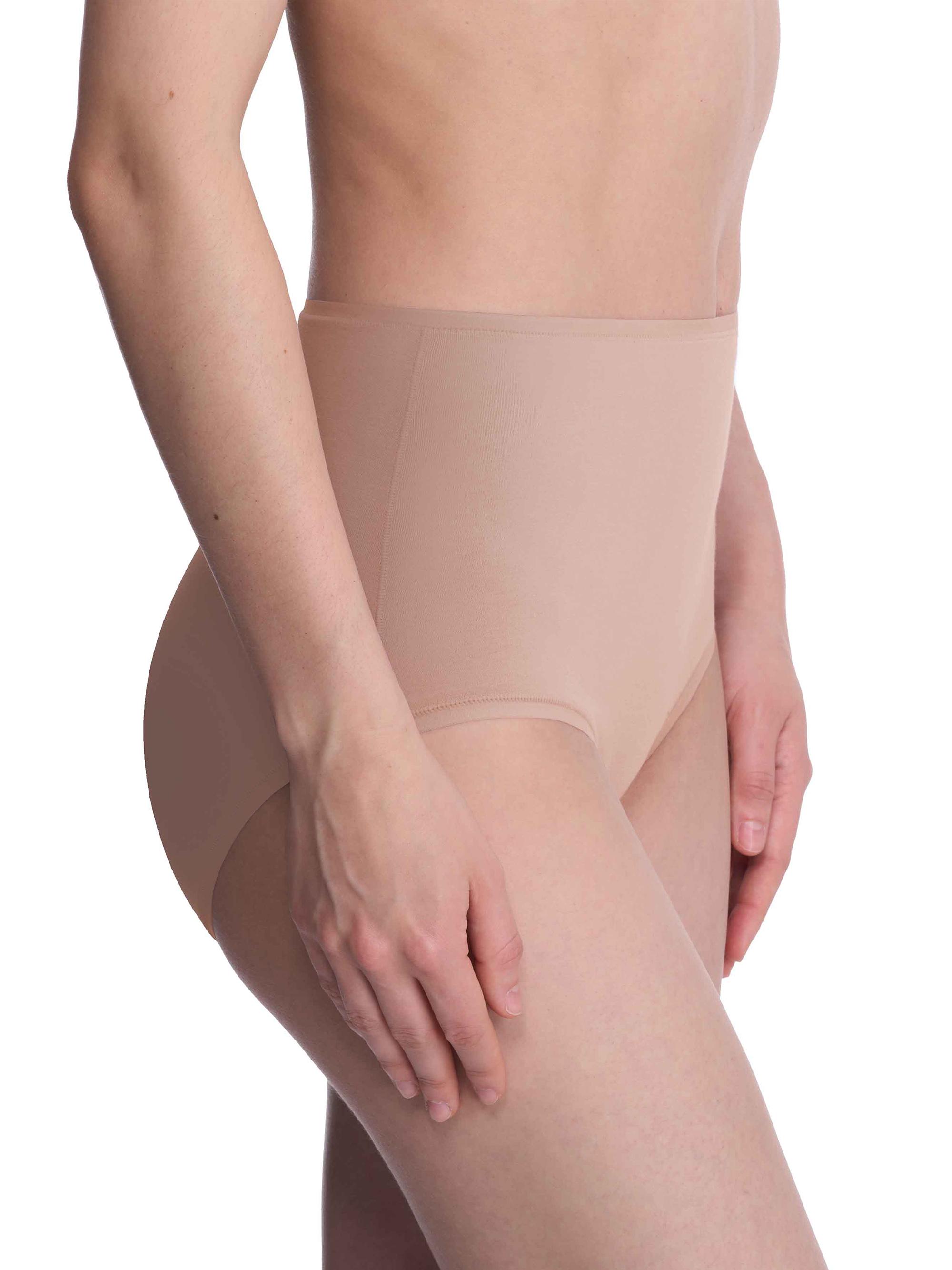 Natori Women's Bliss Bare Cotton High Waist Brief 3-Pack - Cafe | Thumbnail 3