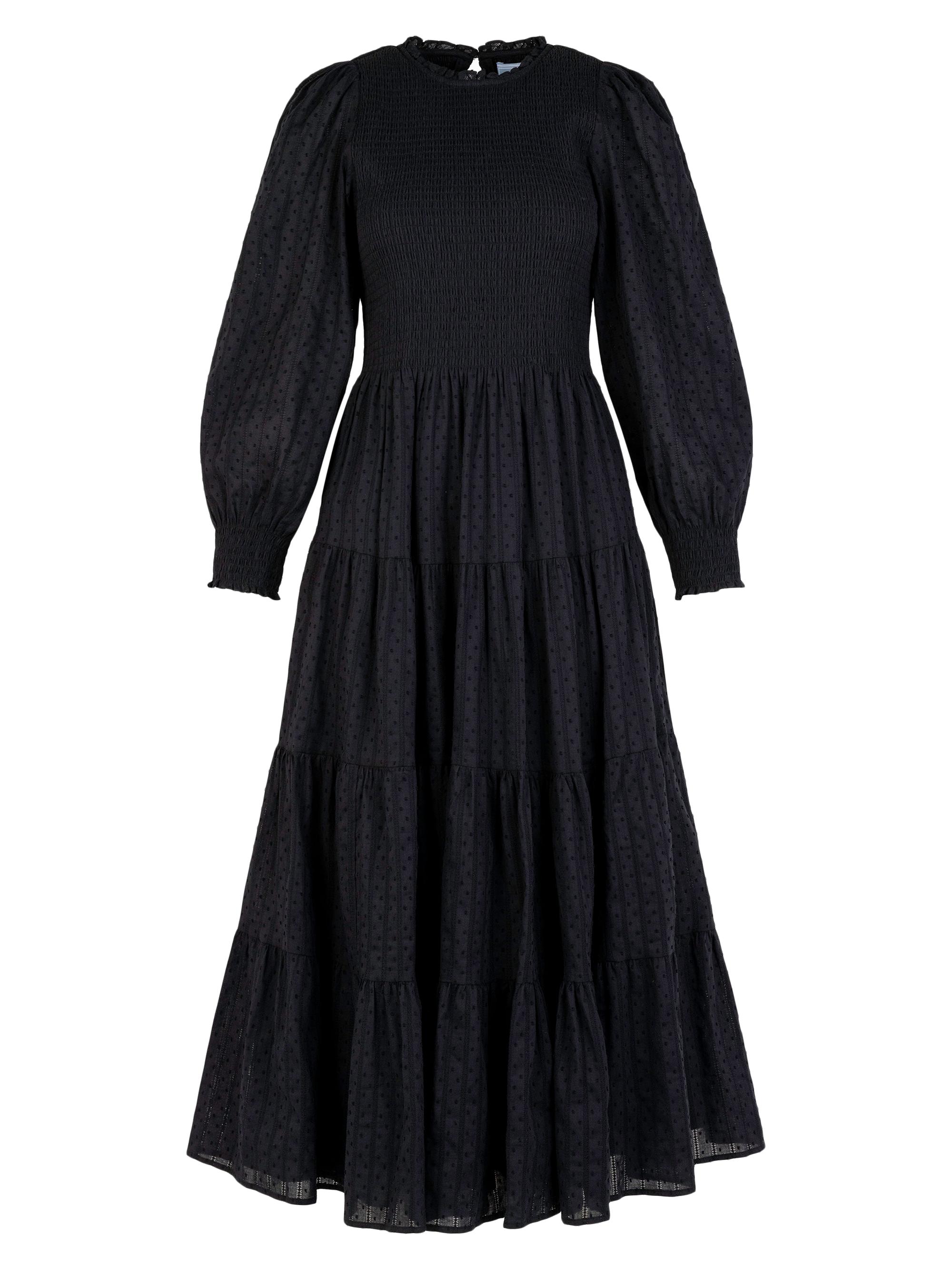House on the Hill　Dress (Black)　100(3Y) MatildaBlackCrepe1724_600x600_