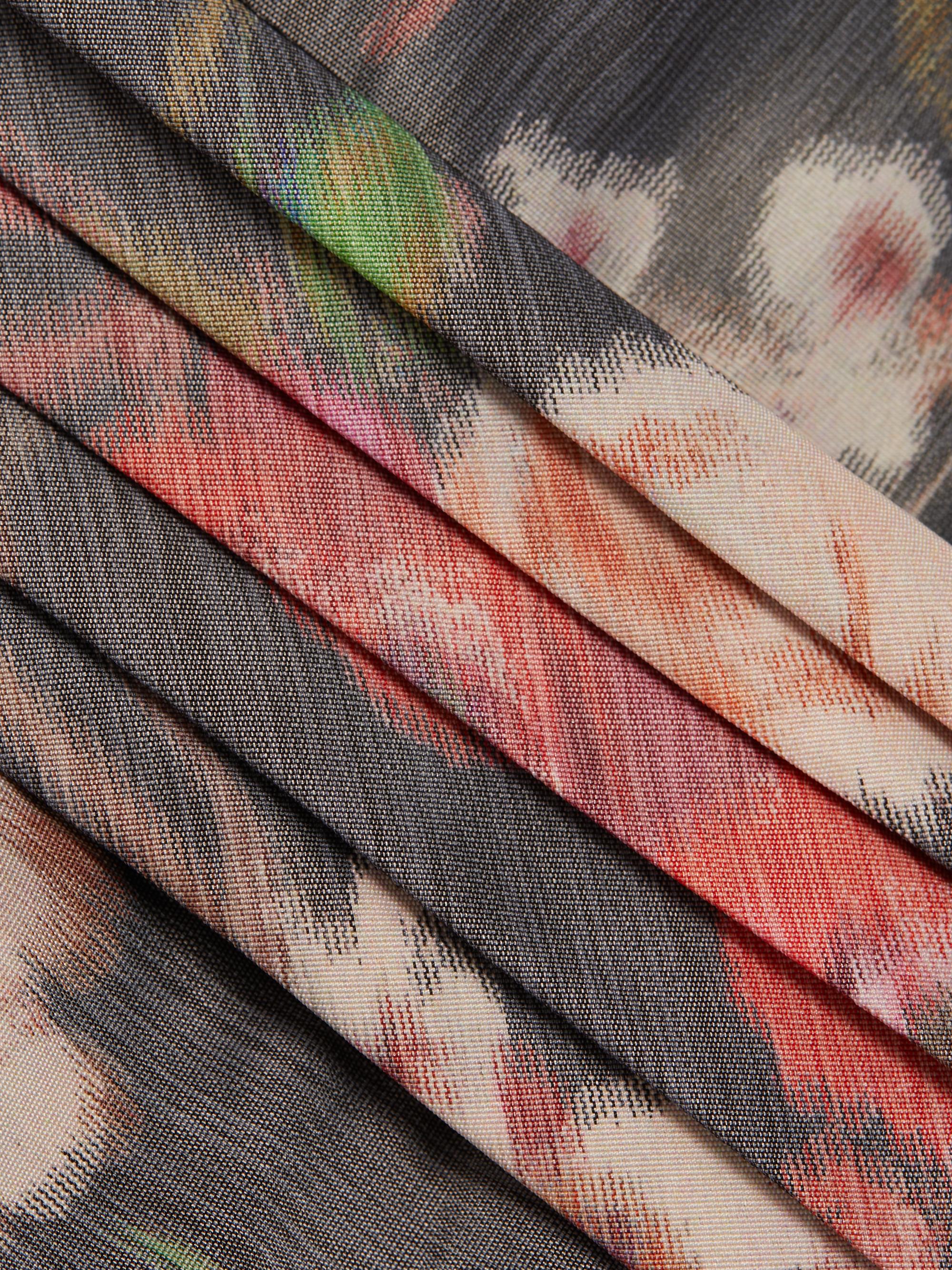 Floral Taffeta Cocktail Dress