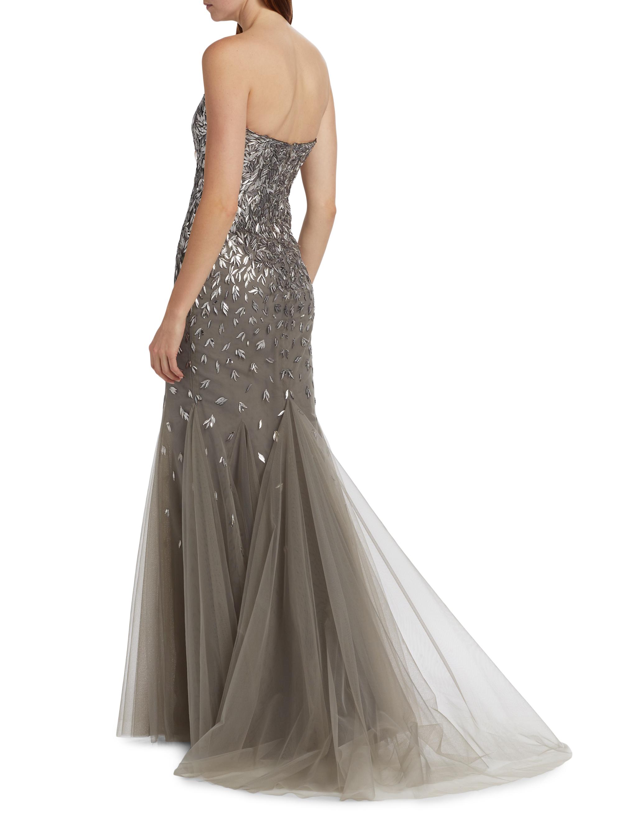 princess polly baby blue dress Strapless All Over Sequin Dress main image 1