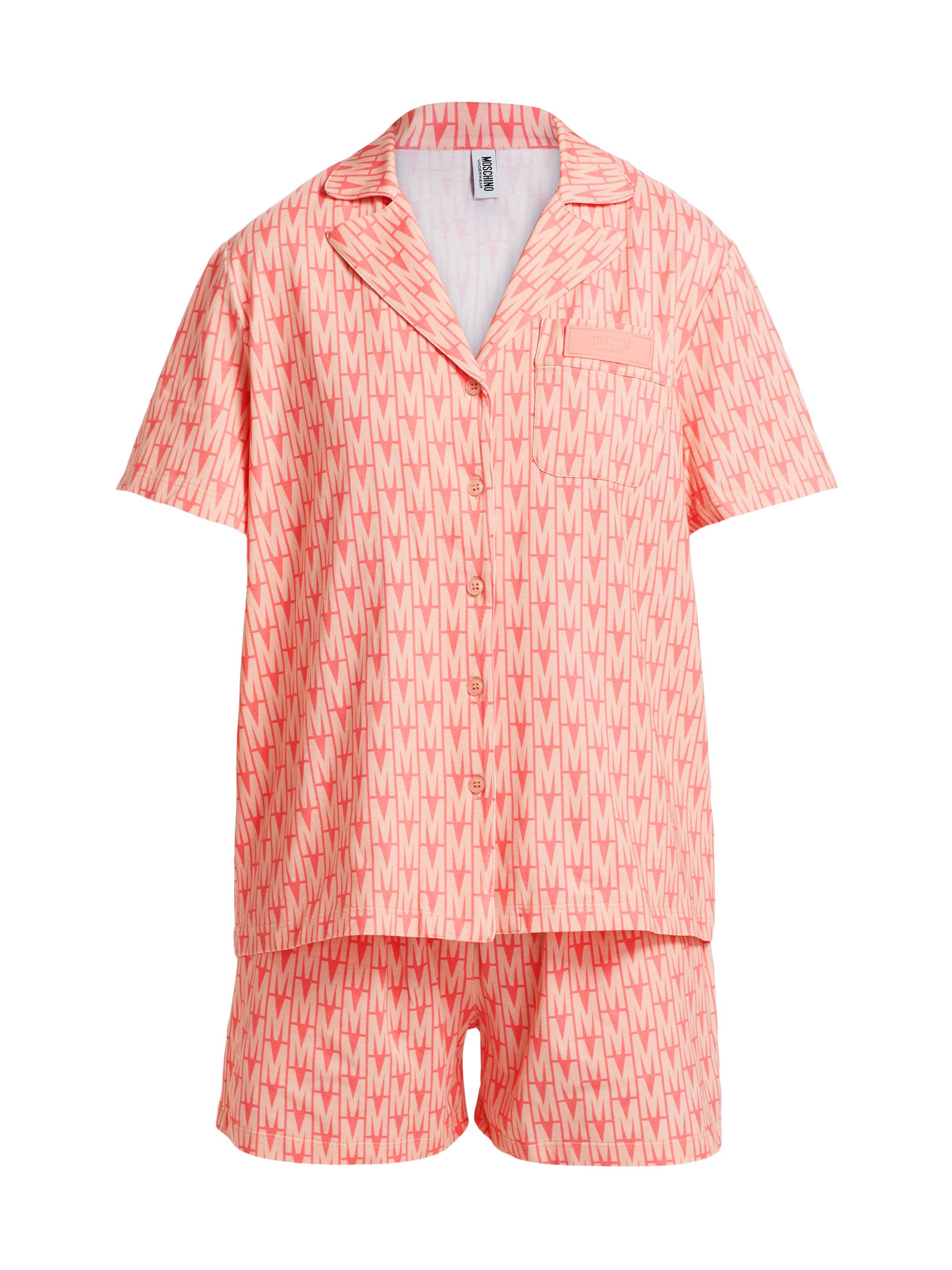 Moschino Women's Monogram Print Pajama - Multi Pink