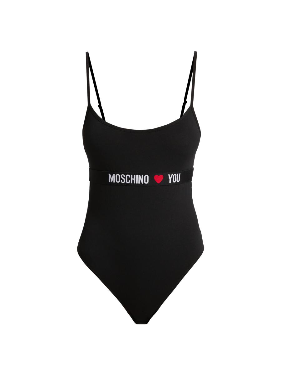 Moschino Blue Cotton Bodysuit main image 0