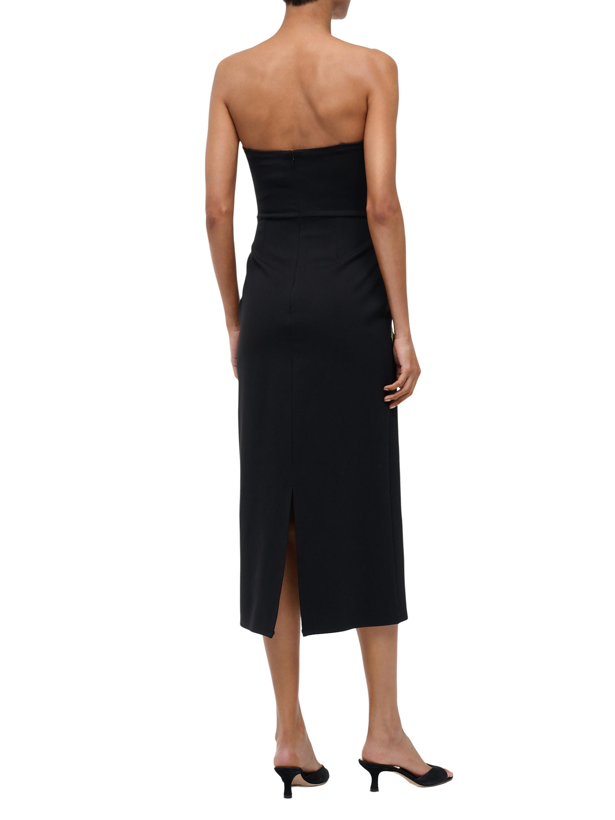 Staud Brooke Floral Beaded Ponte Sheath Dress | Saks Fifth Avenue