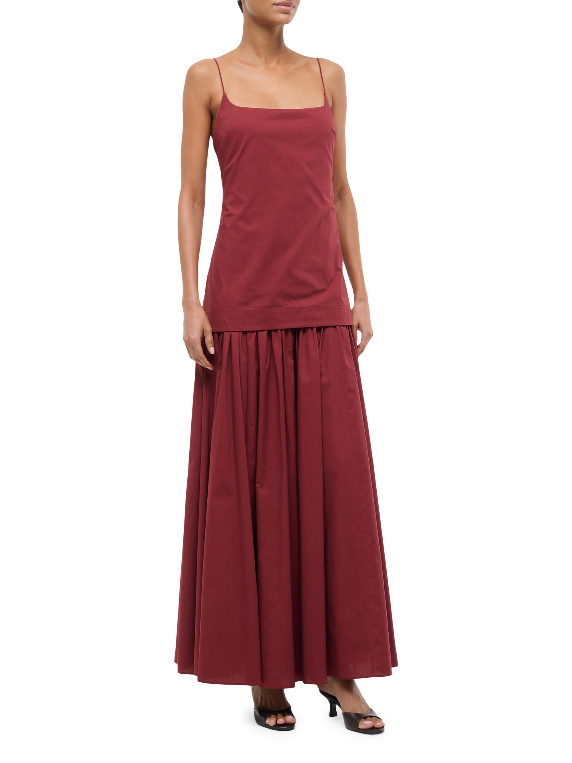 drop waist fall dress Chestnut Drop Waist Maxi Dress | Brown | Womens