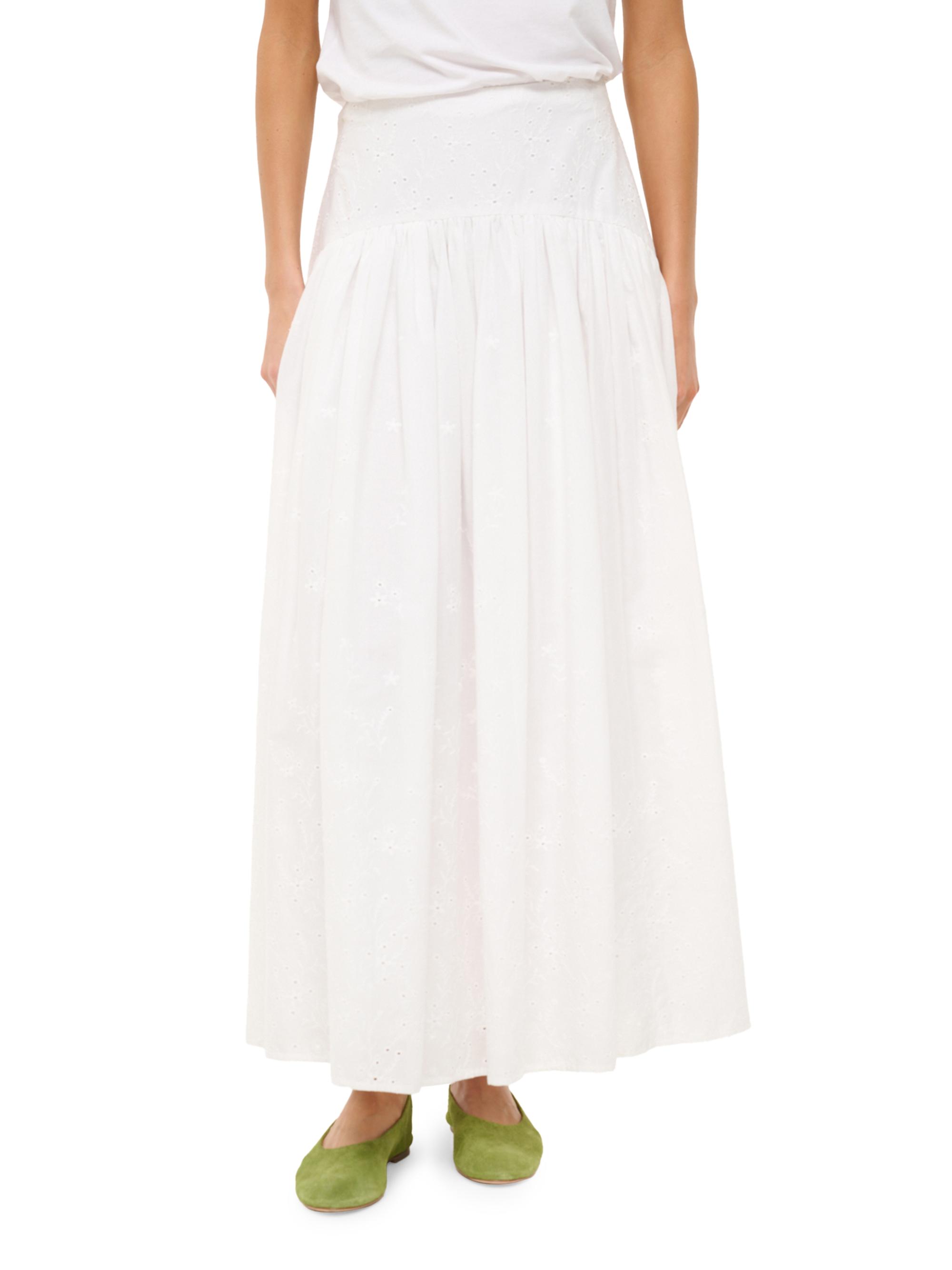 Staud Women's Gonna Procida White