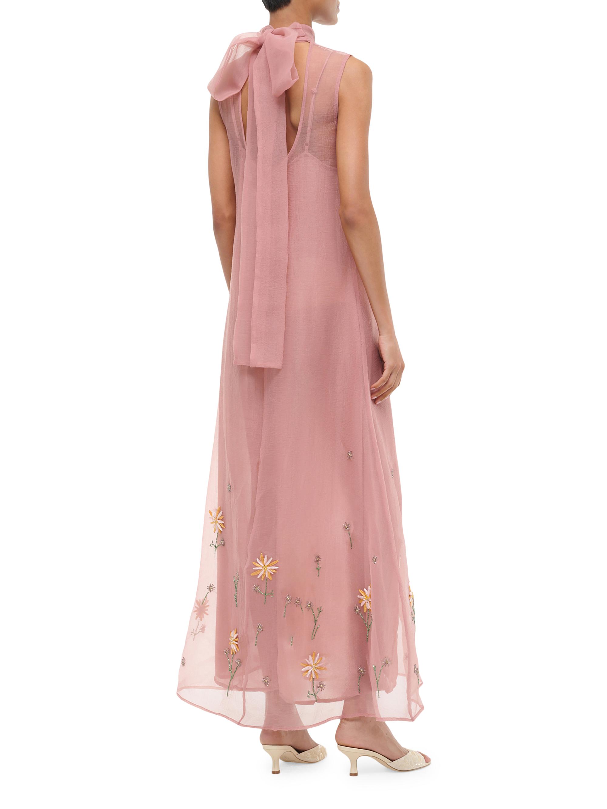 staud pink organza dress Staud Whitley Cotton-Blend Organza Gown by Staud